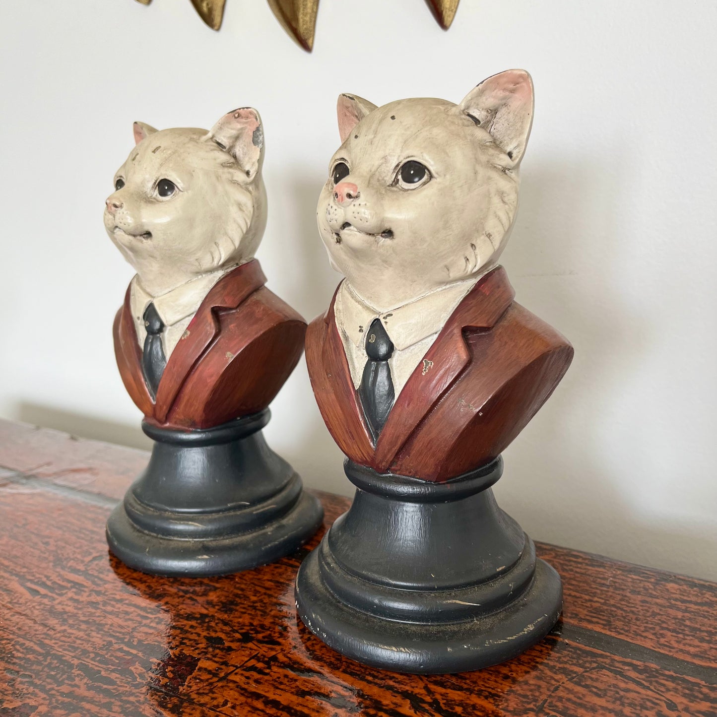 Vintage Cat Bookends