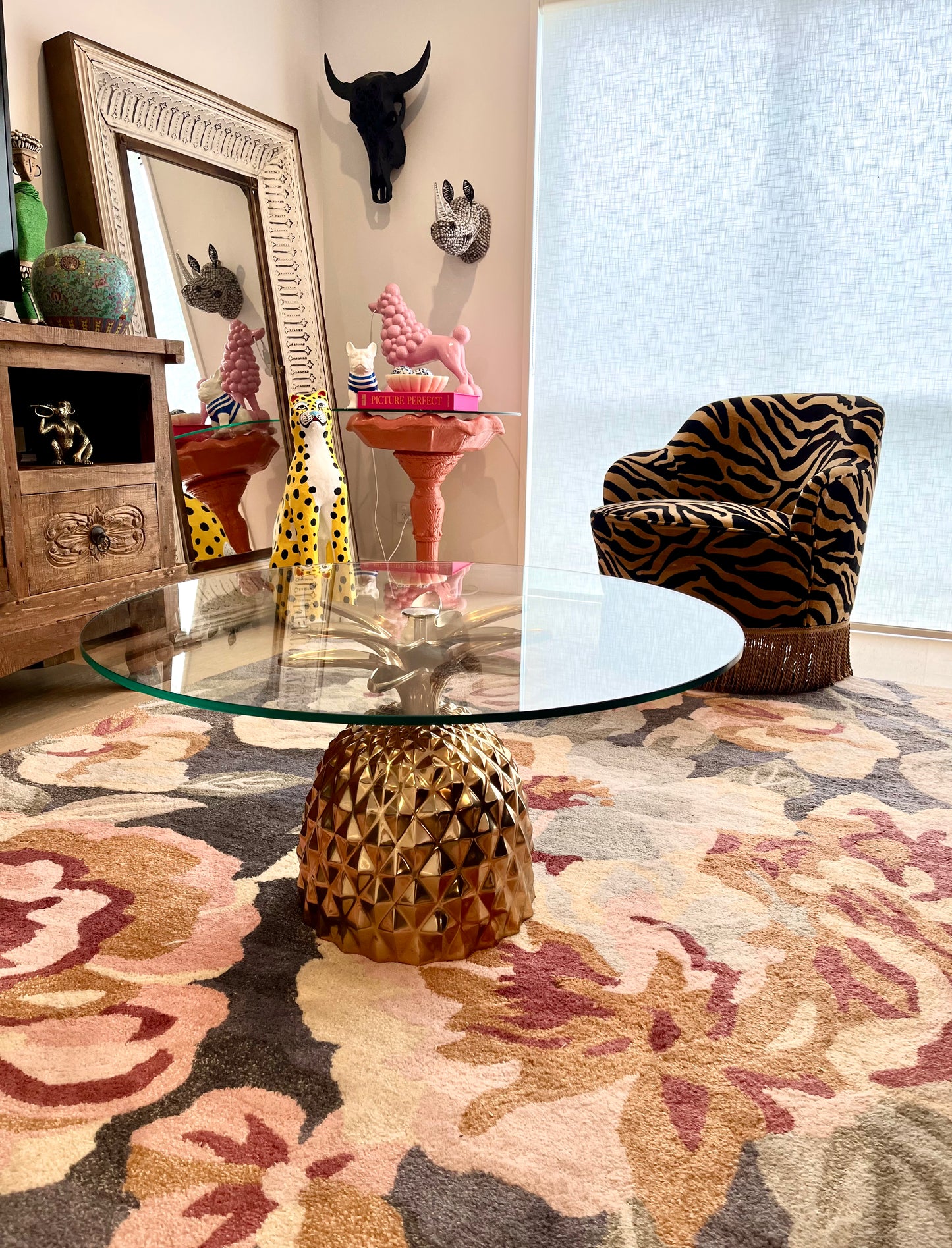 Gorgeous Gold Pineapple Coffee Table
