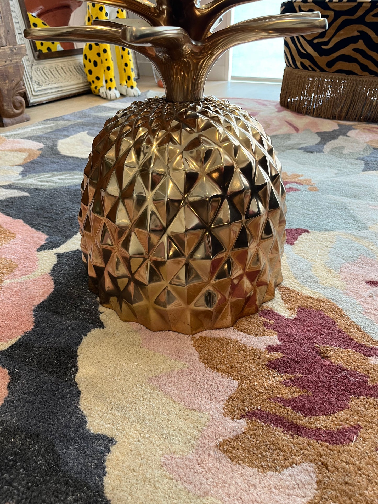 Gorgeous Gold Pineapple Coffee Table