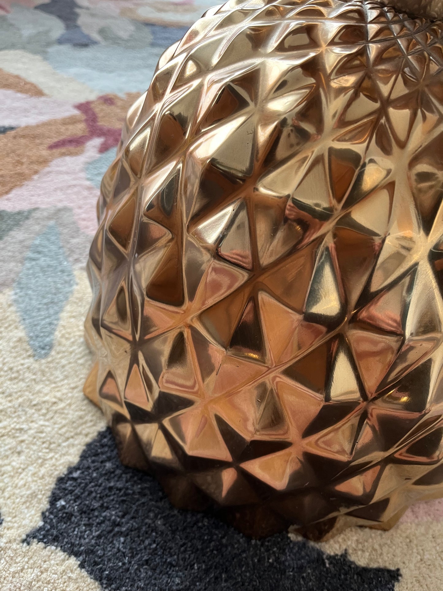 Gorgeous Gold Pineapple Coffee Table