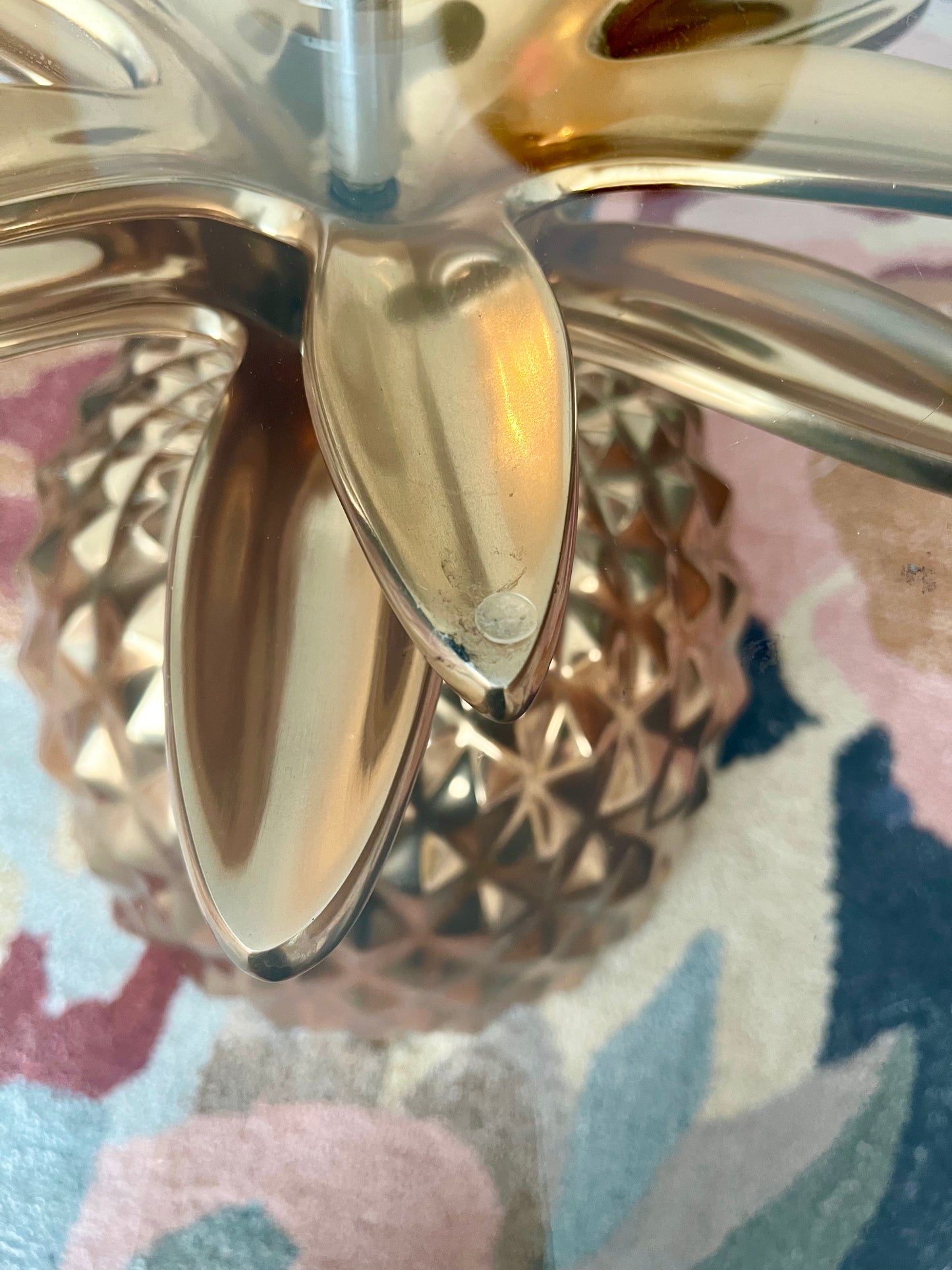 Gorgeous Gold Pineapple Coffee Table