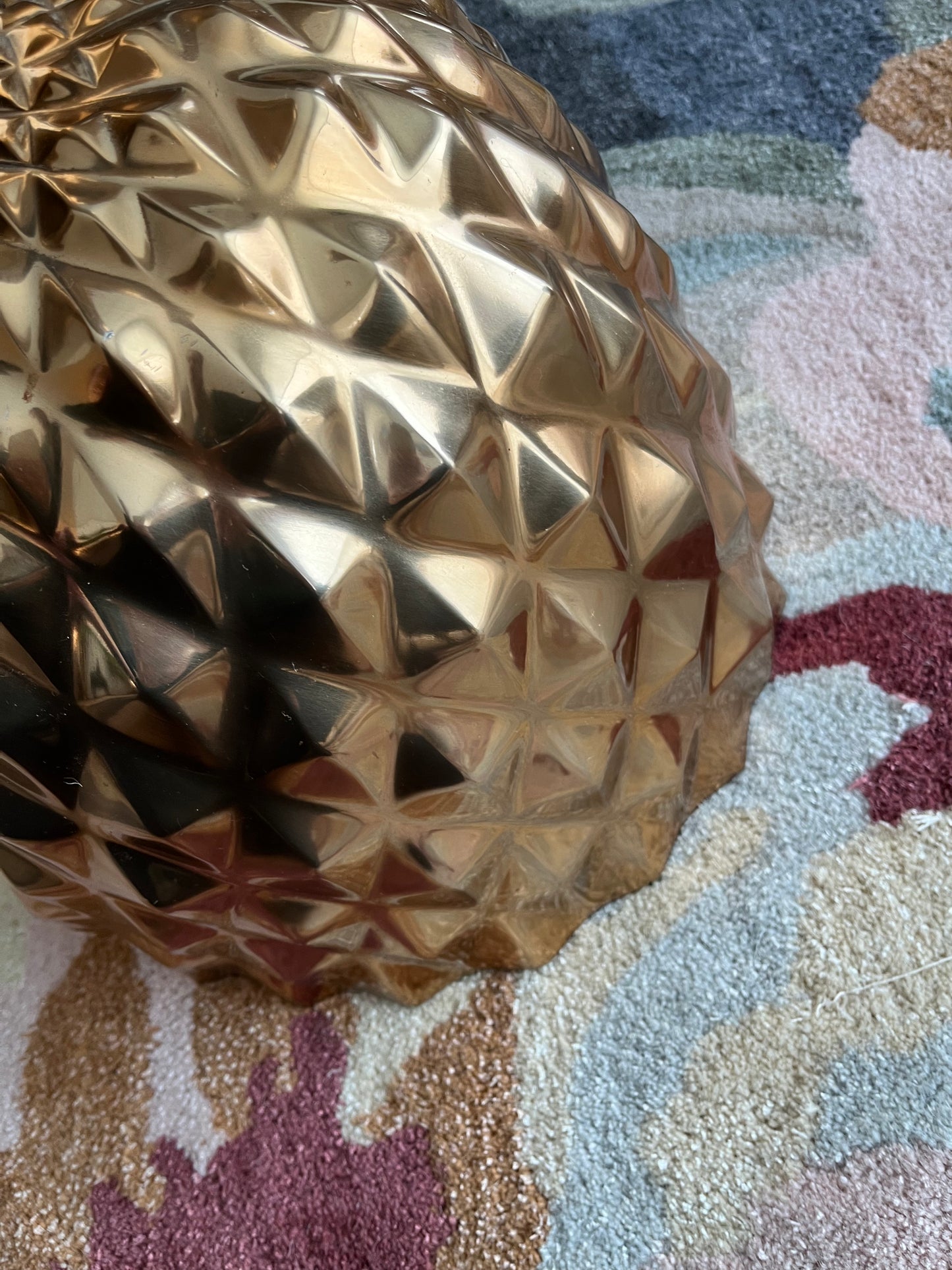 Gorgeous Gold Pineapple Coffee Table
