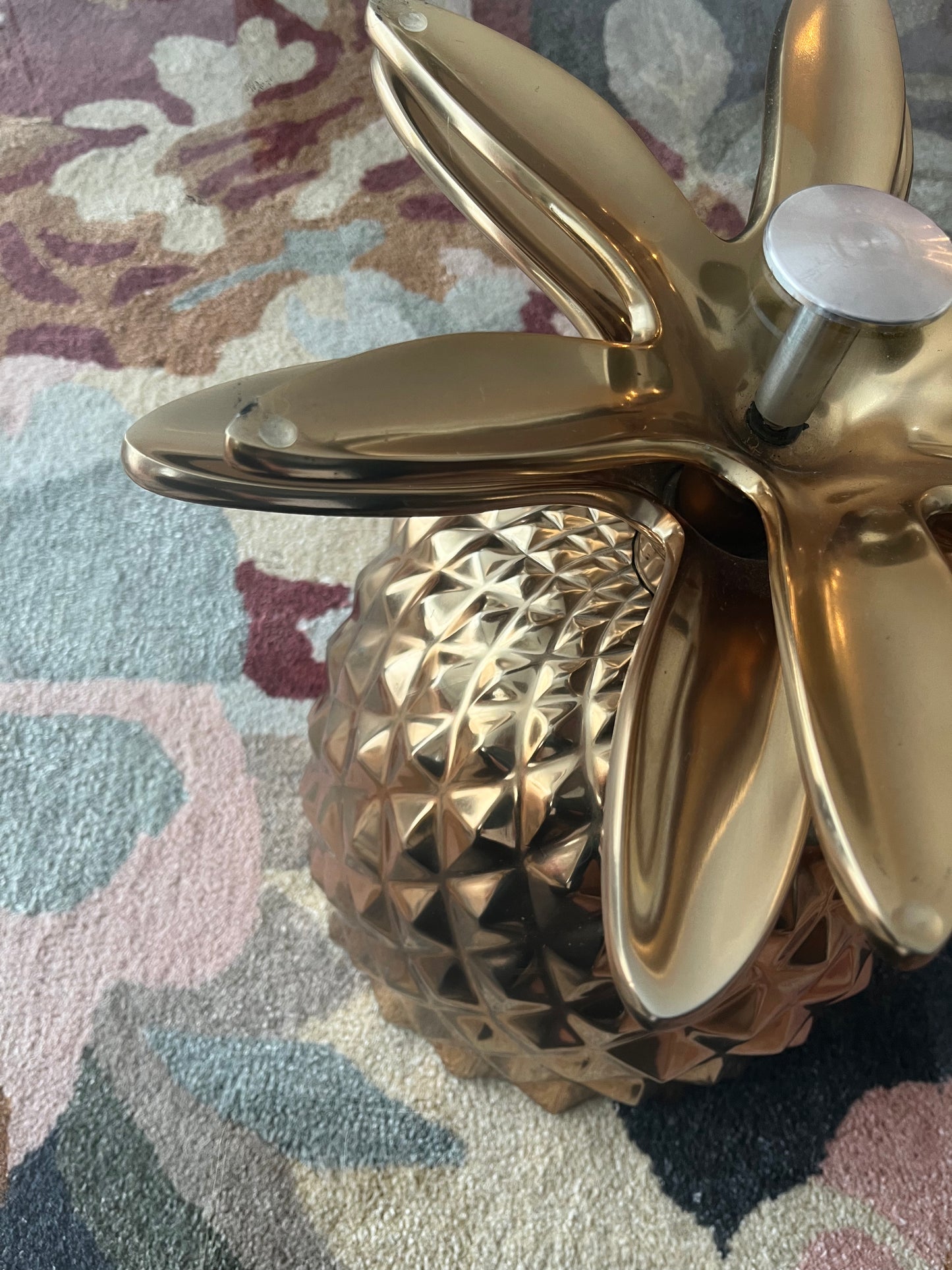 Gorgeous Gold Pineapple Coffee Table
