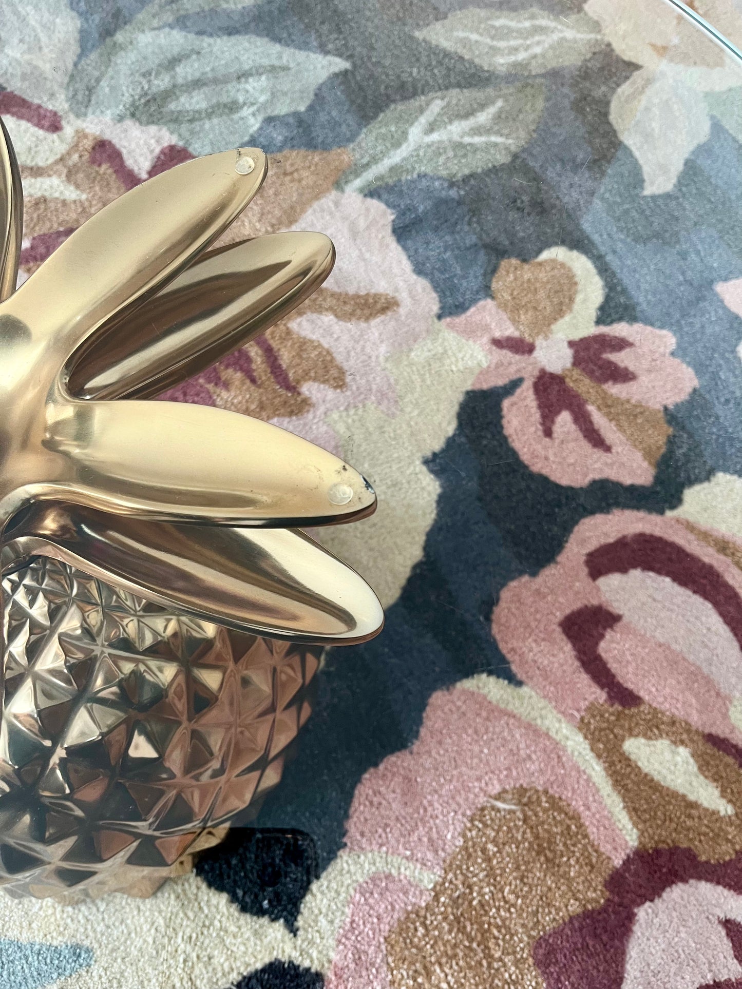 Gorgeous Gold Pineapple Coffee Table