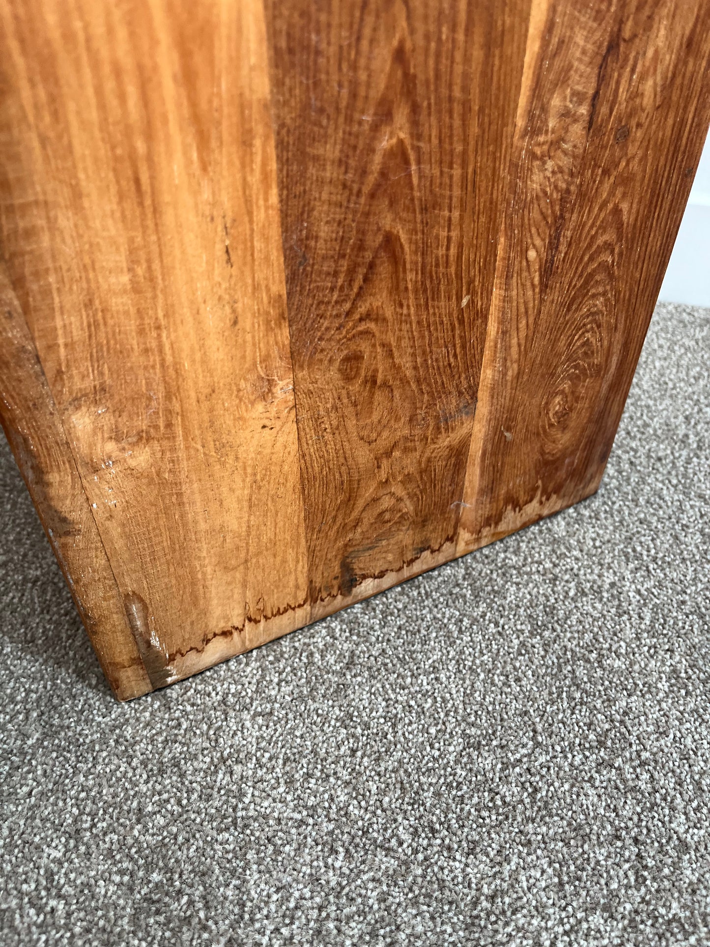 Wooden Pillar Display Stand with Naughty Gnome