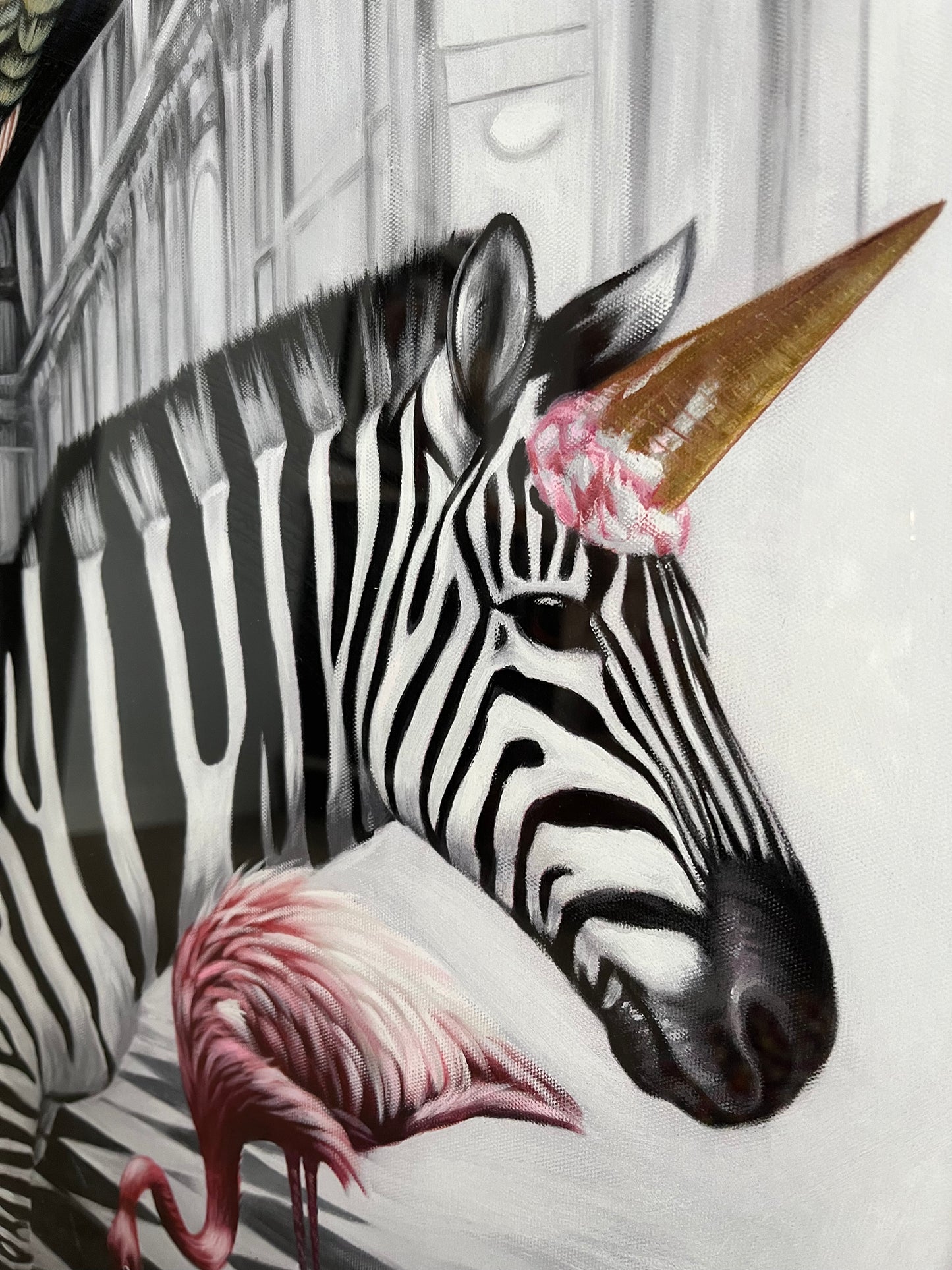 Beautiful Pair of Large Urban Road Framed Whimsical Prints