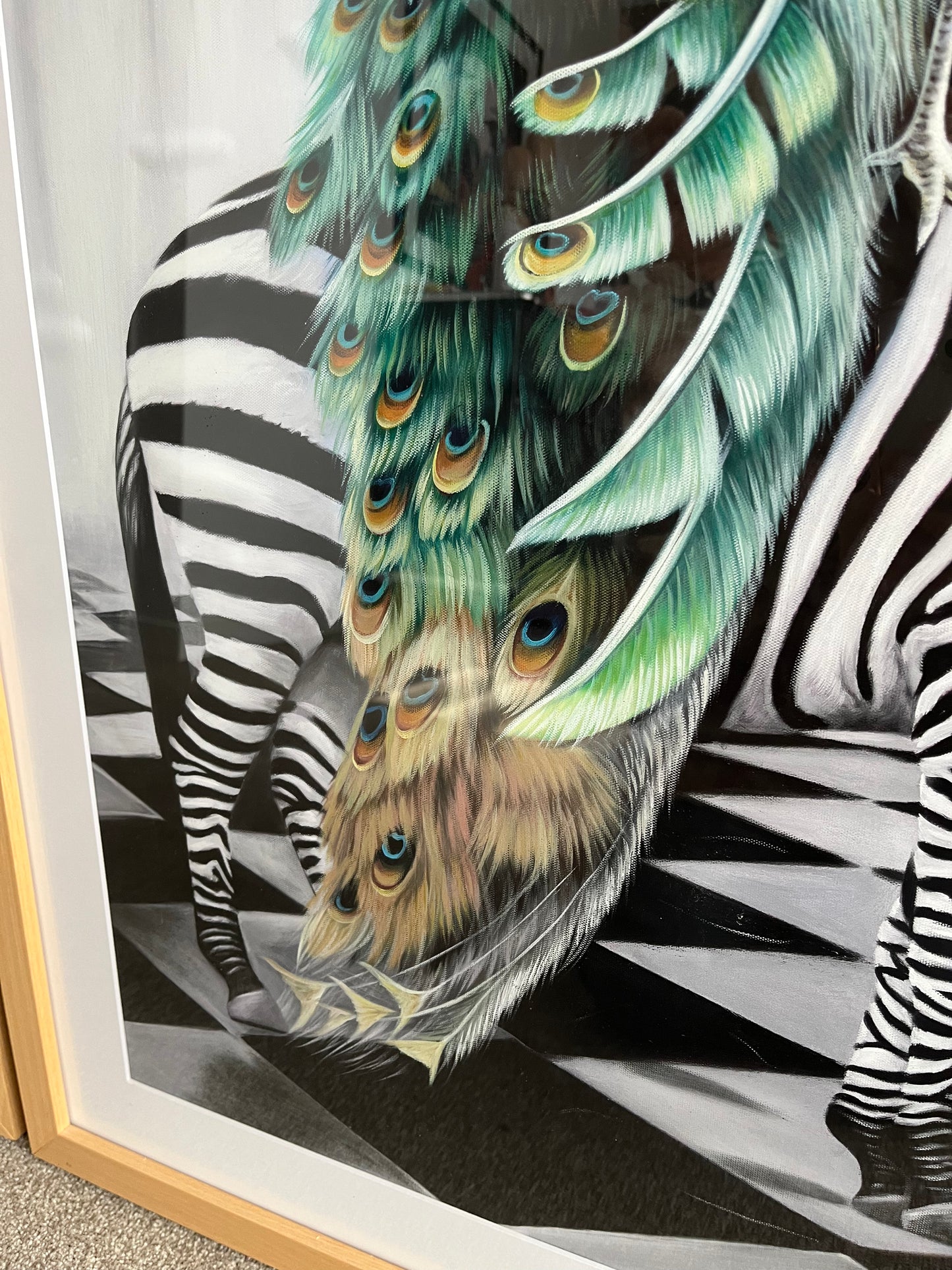 Beautiful Pair of Large Urban Road Framed Whimsical Prints