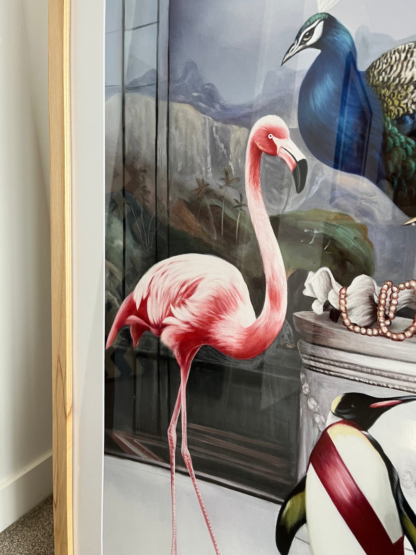Beautiful Pair of Large Urban Road Framed Whimsical Prints