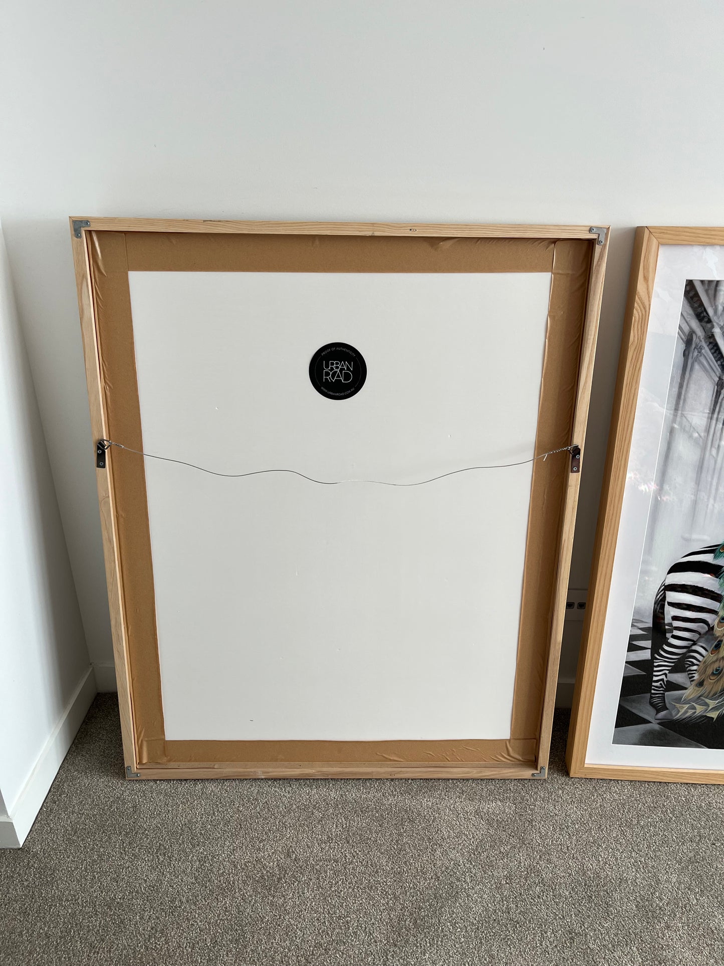 Beautiful Pair of Large Urban Road Framed Whimsical Prints