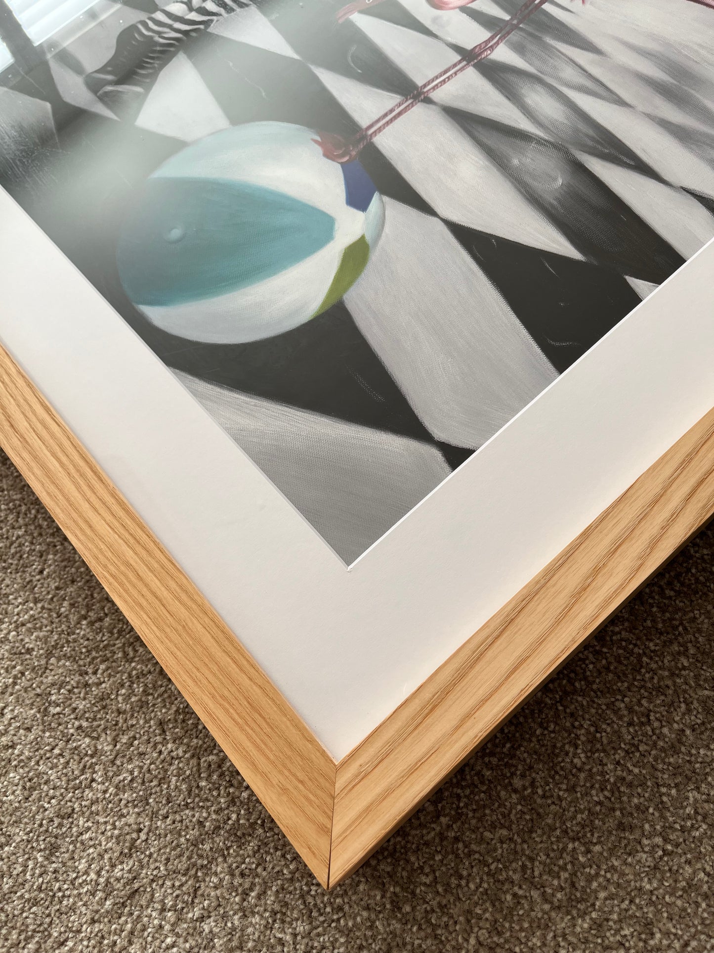 Beautiful Pair of Large Urban Road Framed Whimsical Prints
