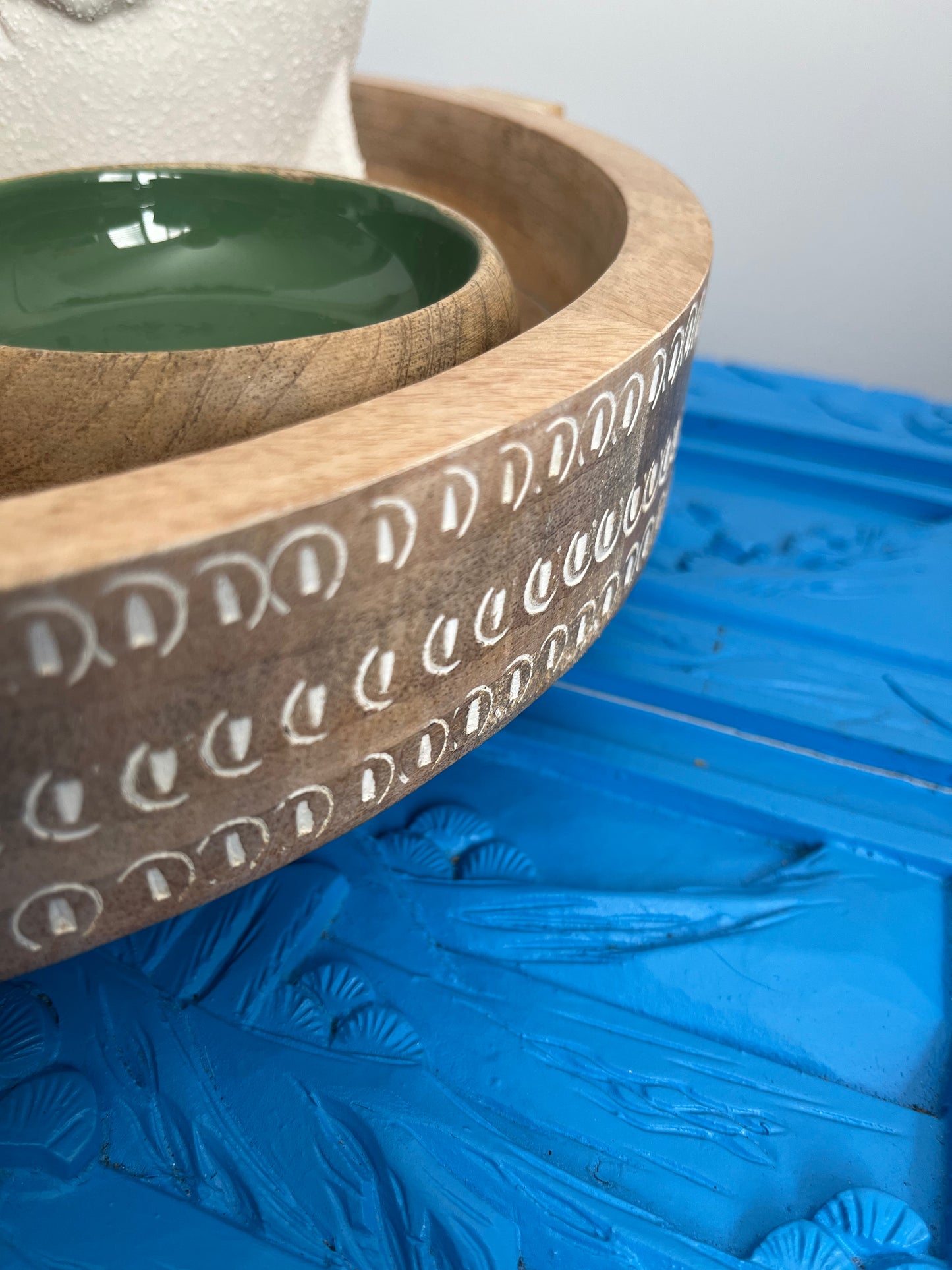 Lovely Wooden Tray with Accessories