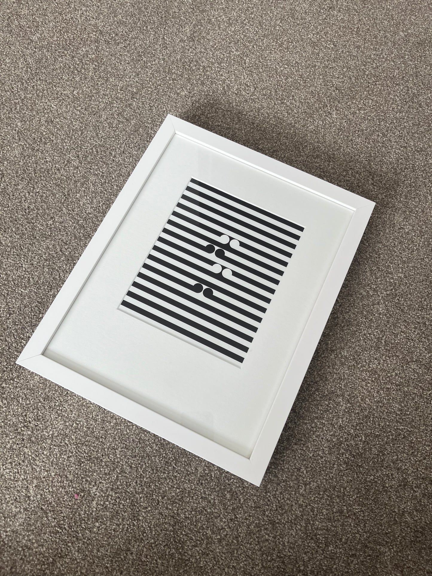 Trio of Black & White Contemporary Framed Prints