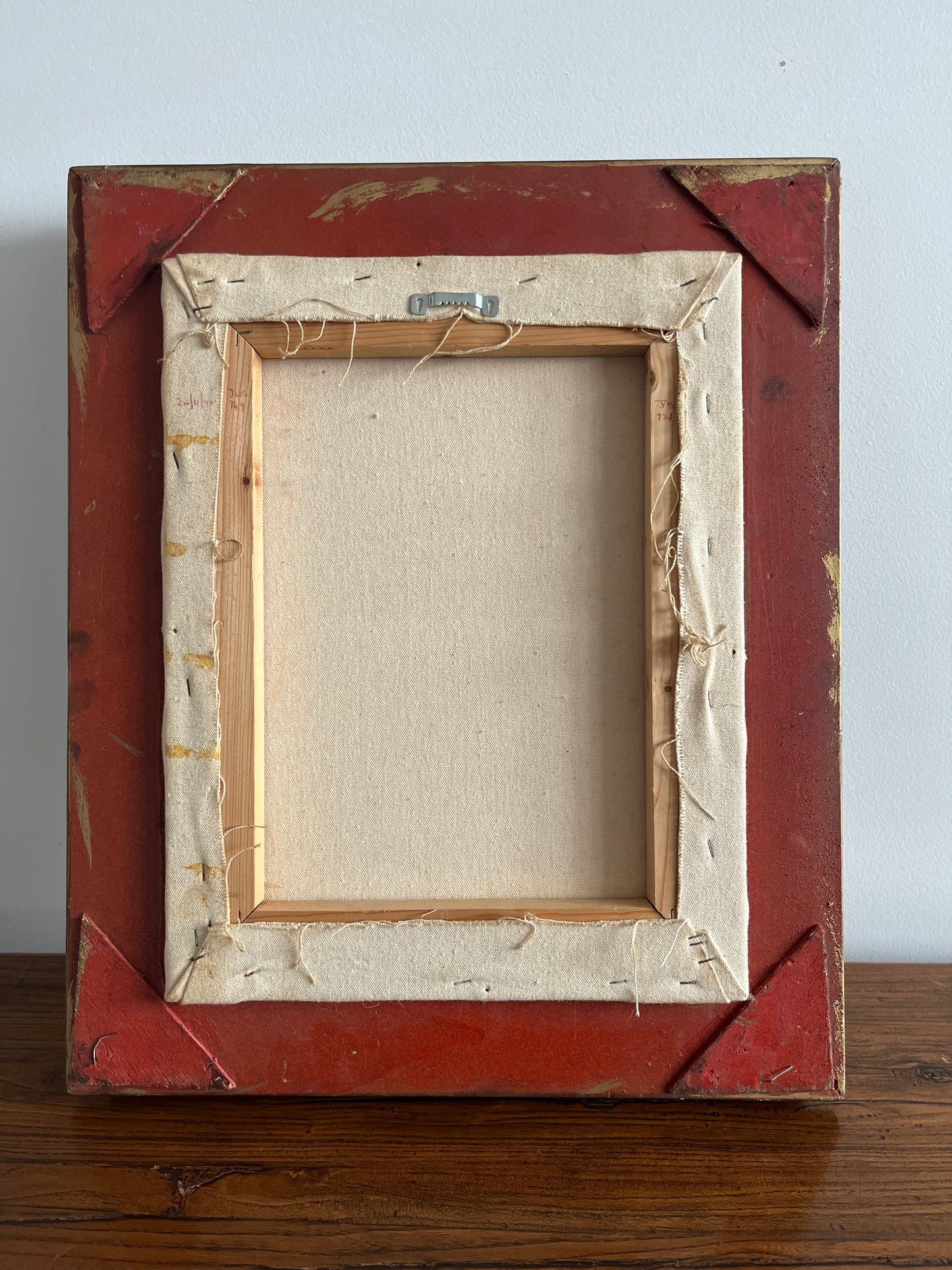Beautiful Trio of French Canvas Gold Framed Prints