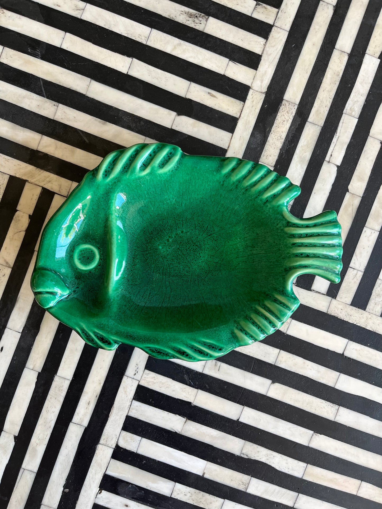 Gorgeous Trio of Ceramic Fish Dishes