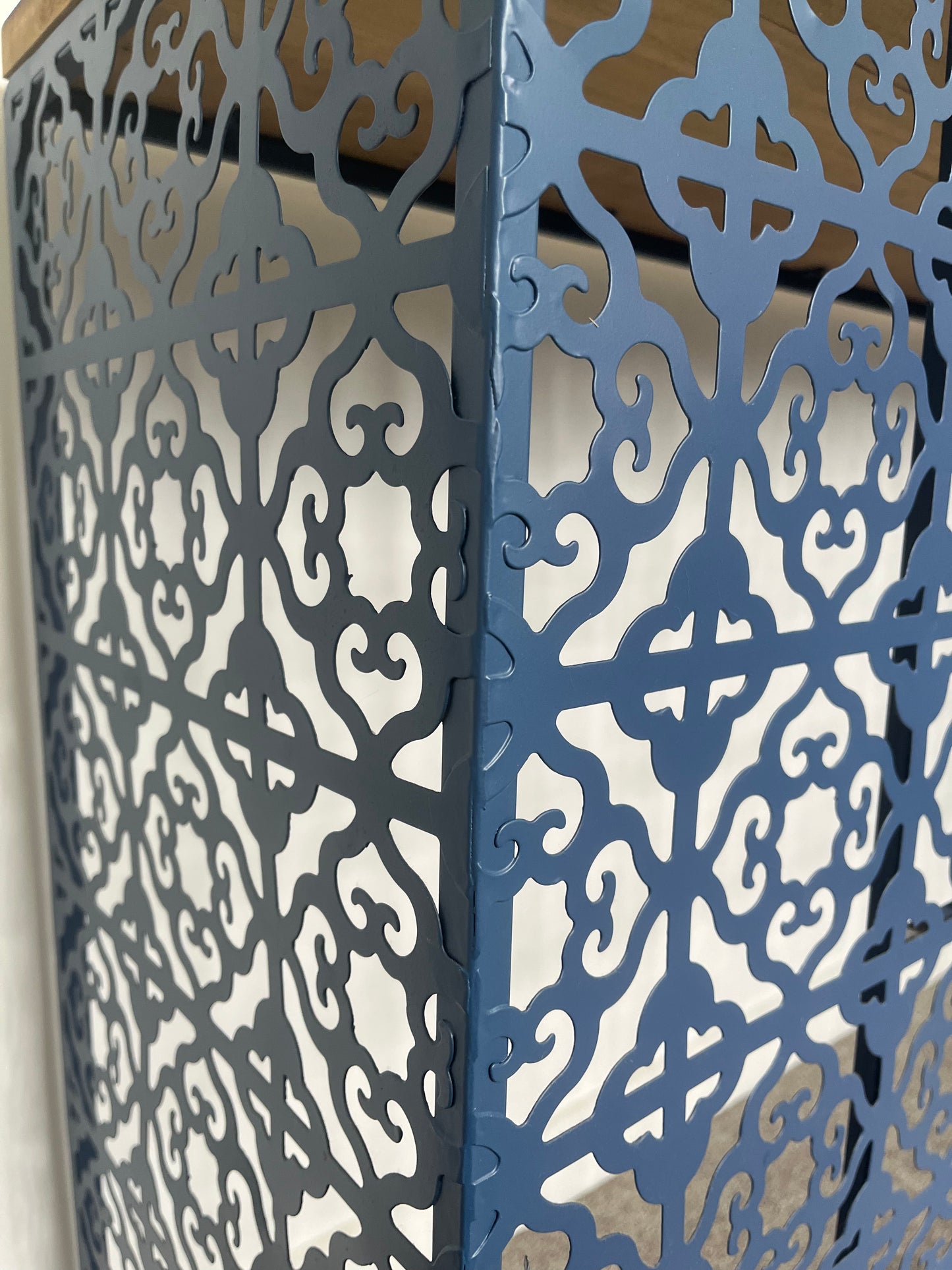 Stunning Wooden and Metal Console Table