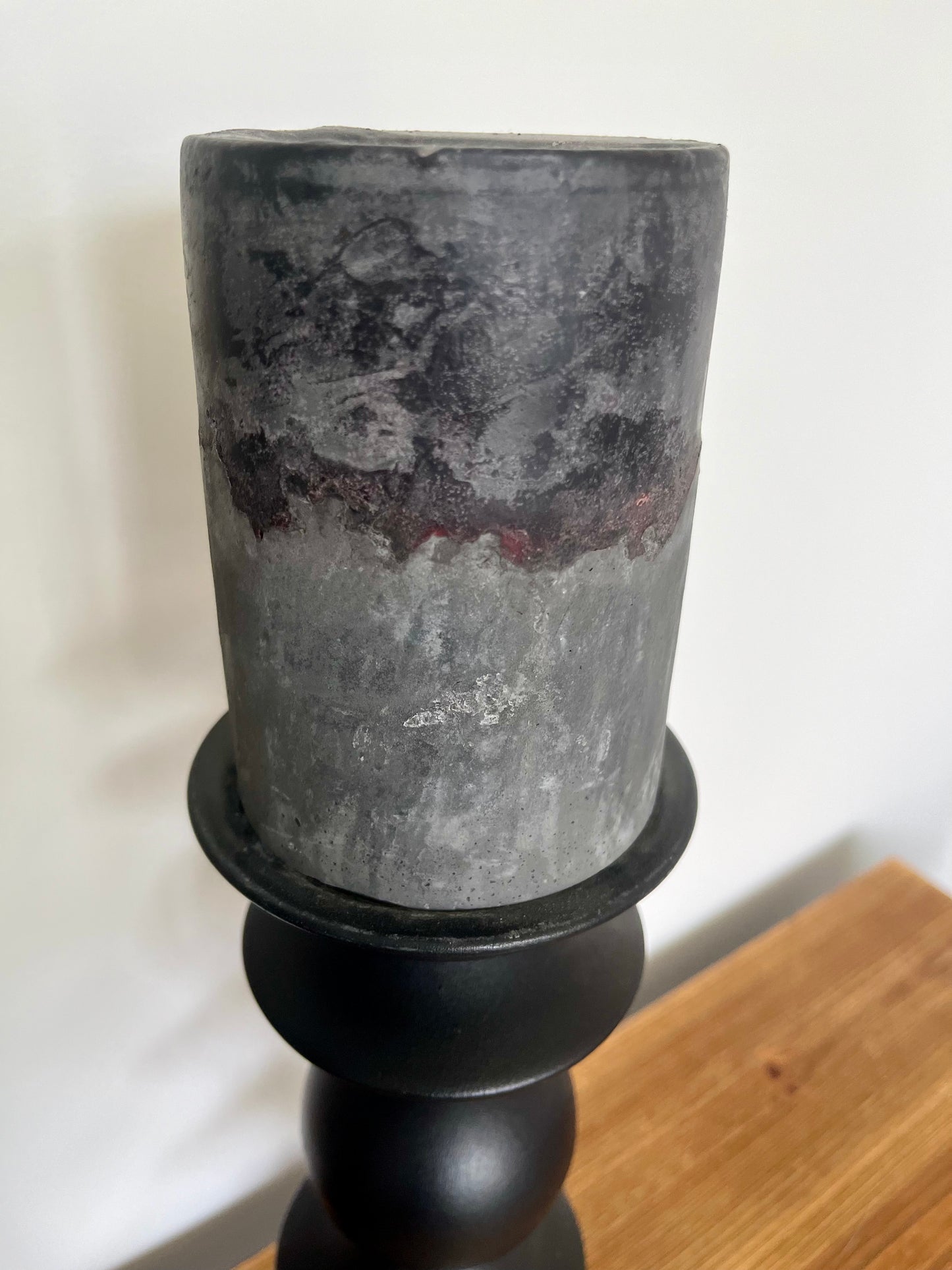 Trio of Black Candles Holders
