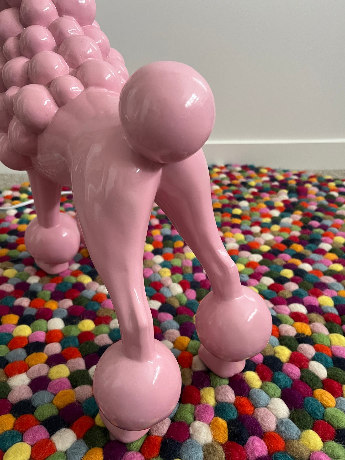 Pretty Pink Poodle Lamp