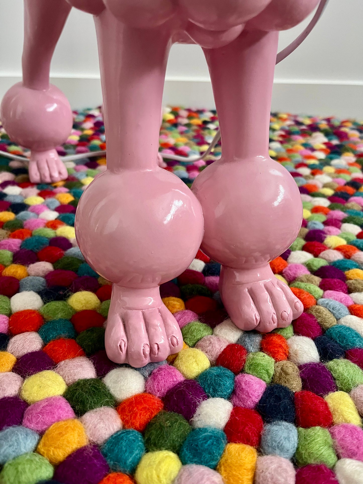 Pretty Pink Poodle Lamp