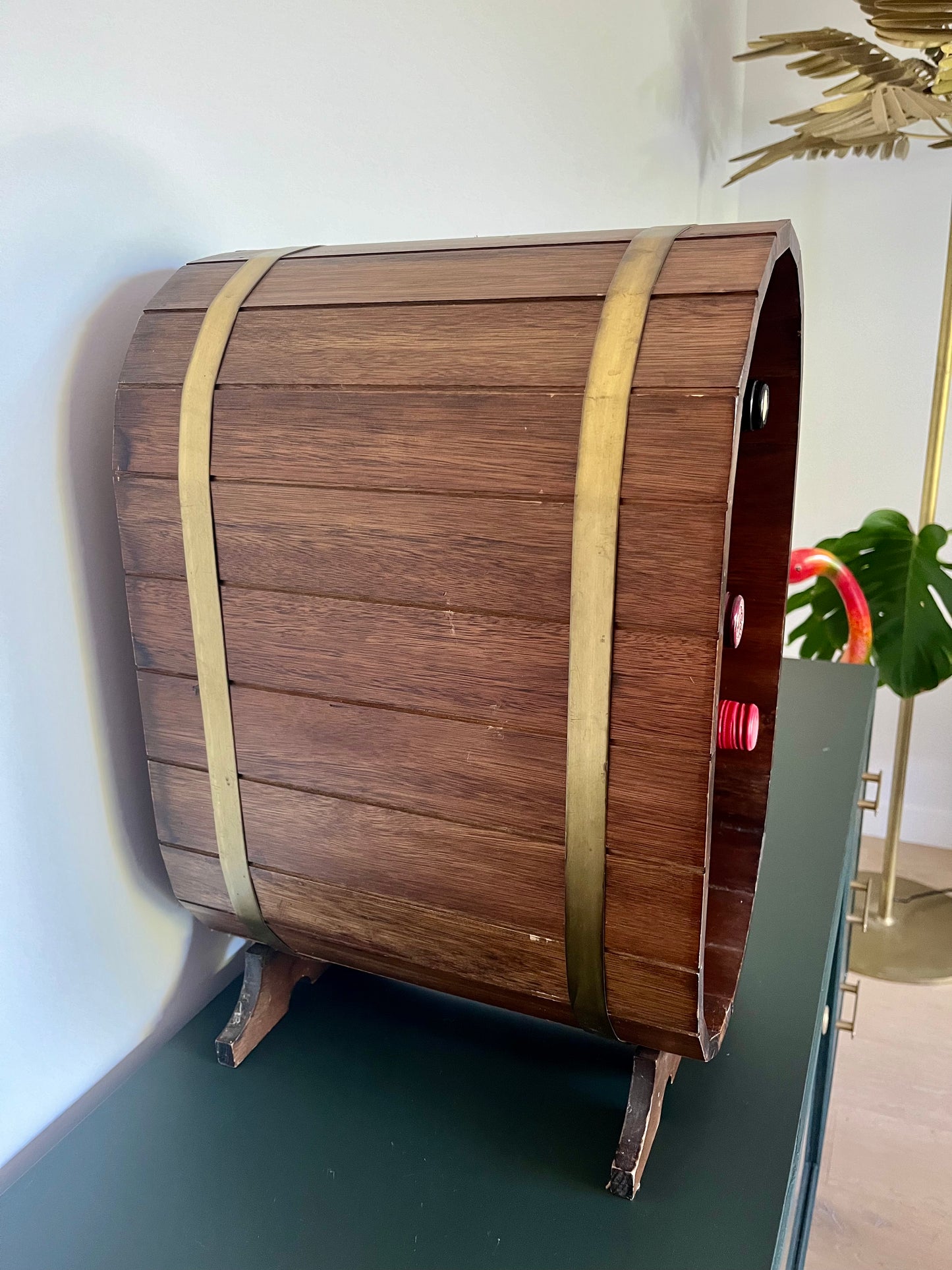 Vintage Barrel Wine Rack