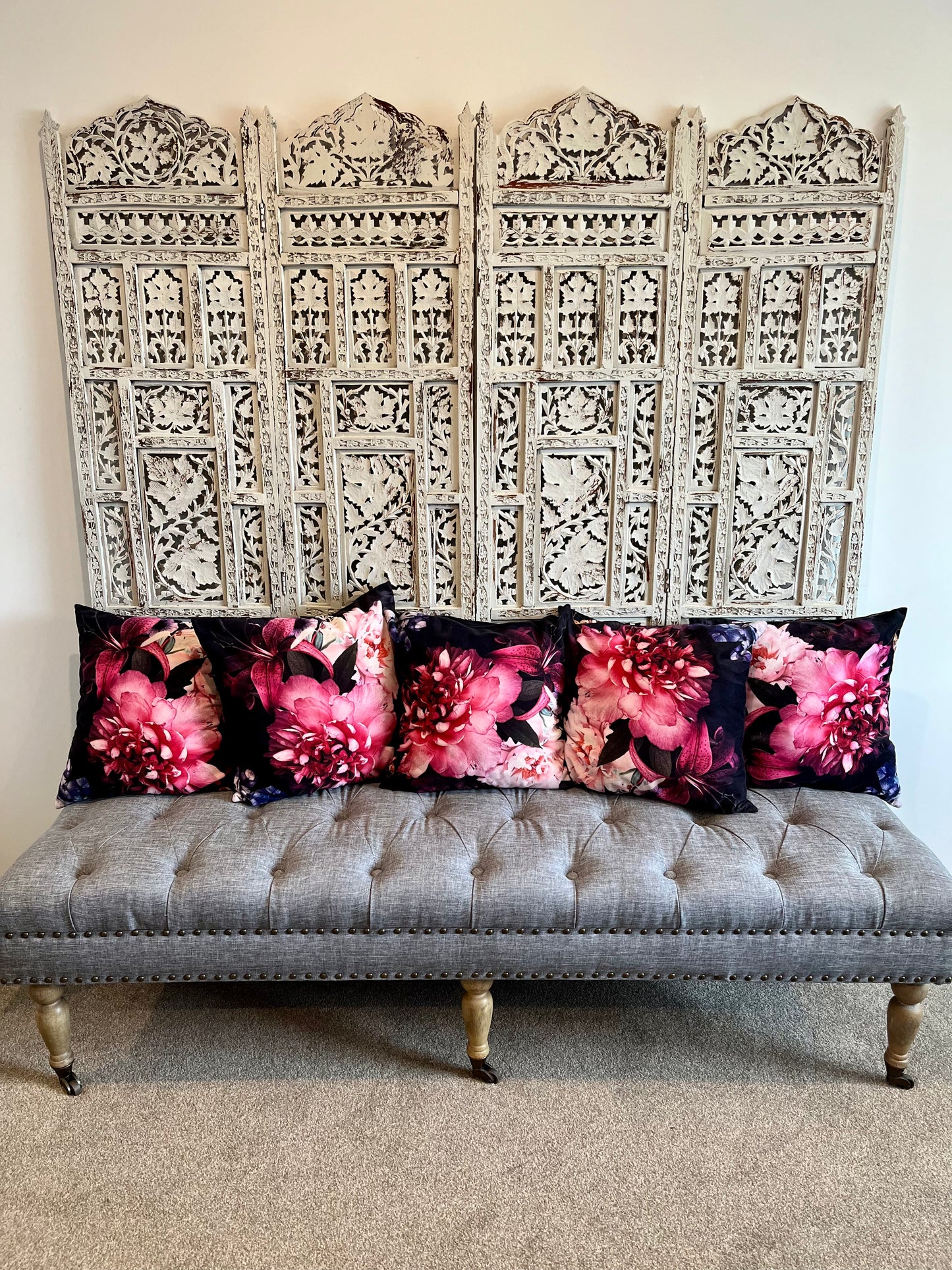 Stunning Carved Room Divider