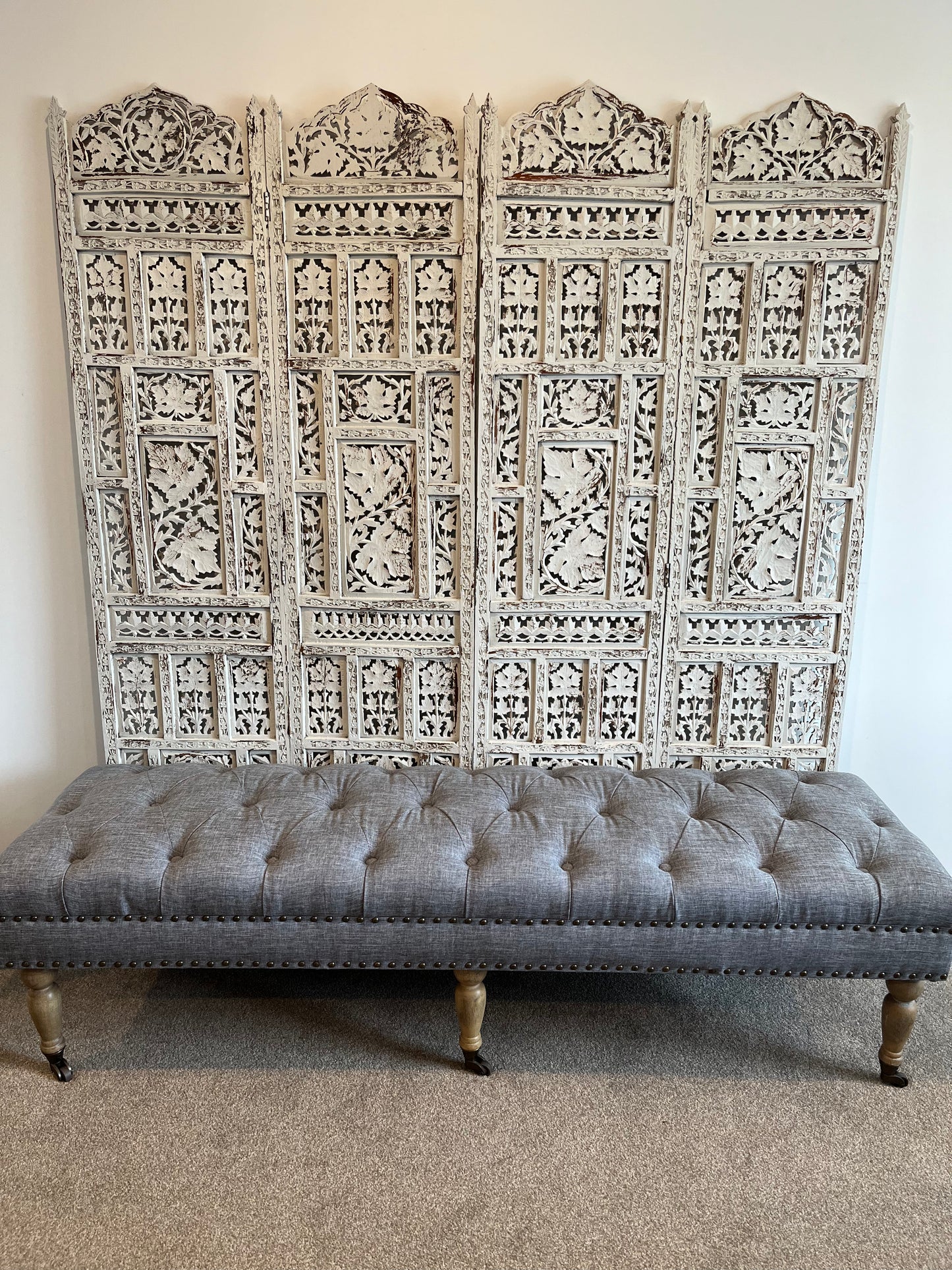 Stunning Carved Room Divider