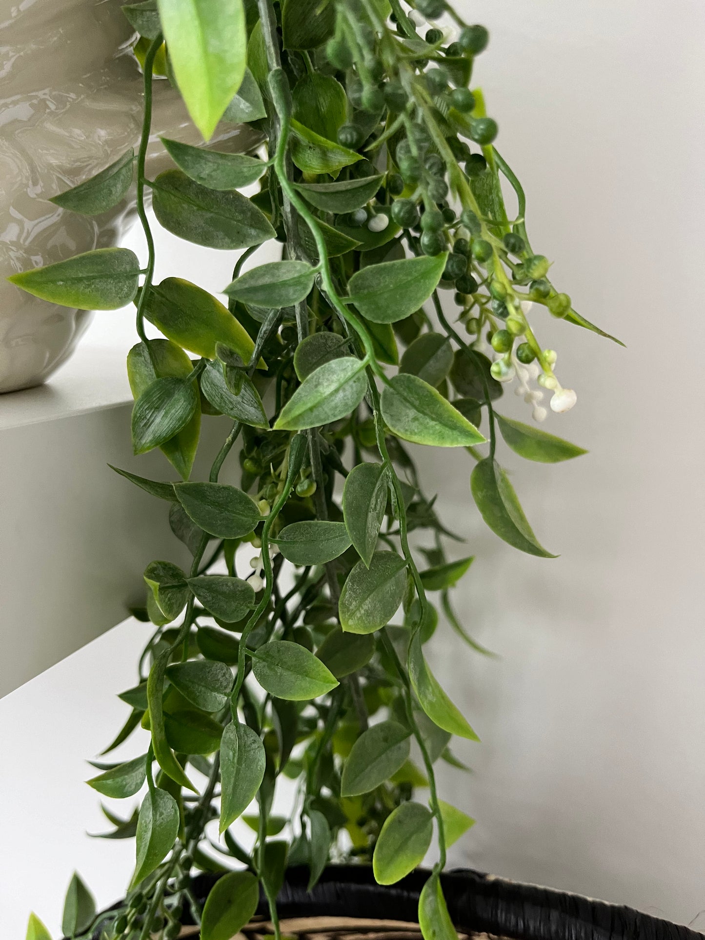 Gorgeous Swan Pot with Greenery