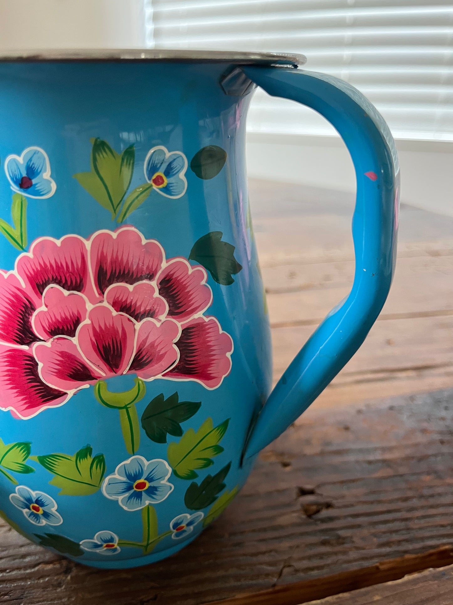 Pretty Floral Jug and Tumblers