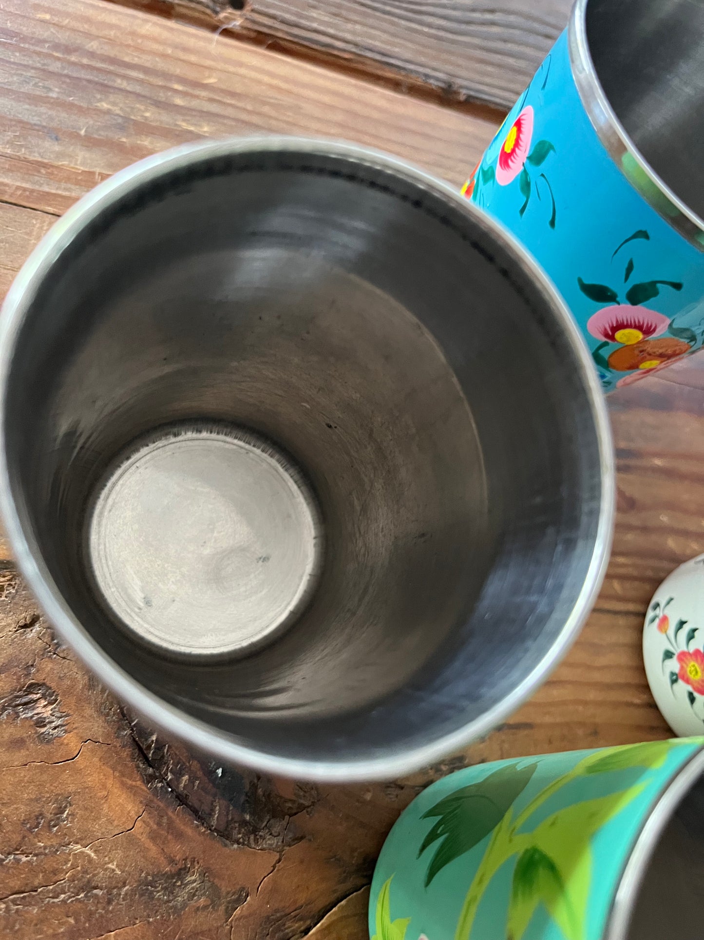 Pretty Floral Jug and Tumblers