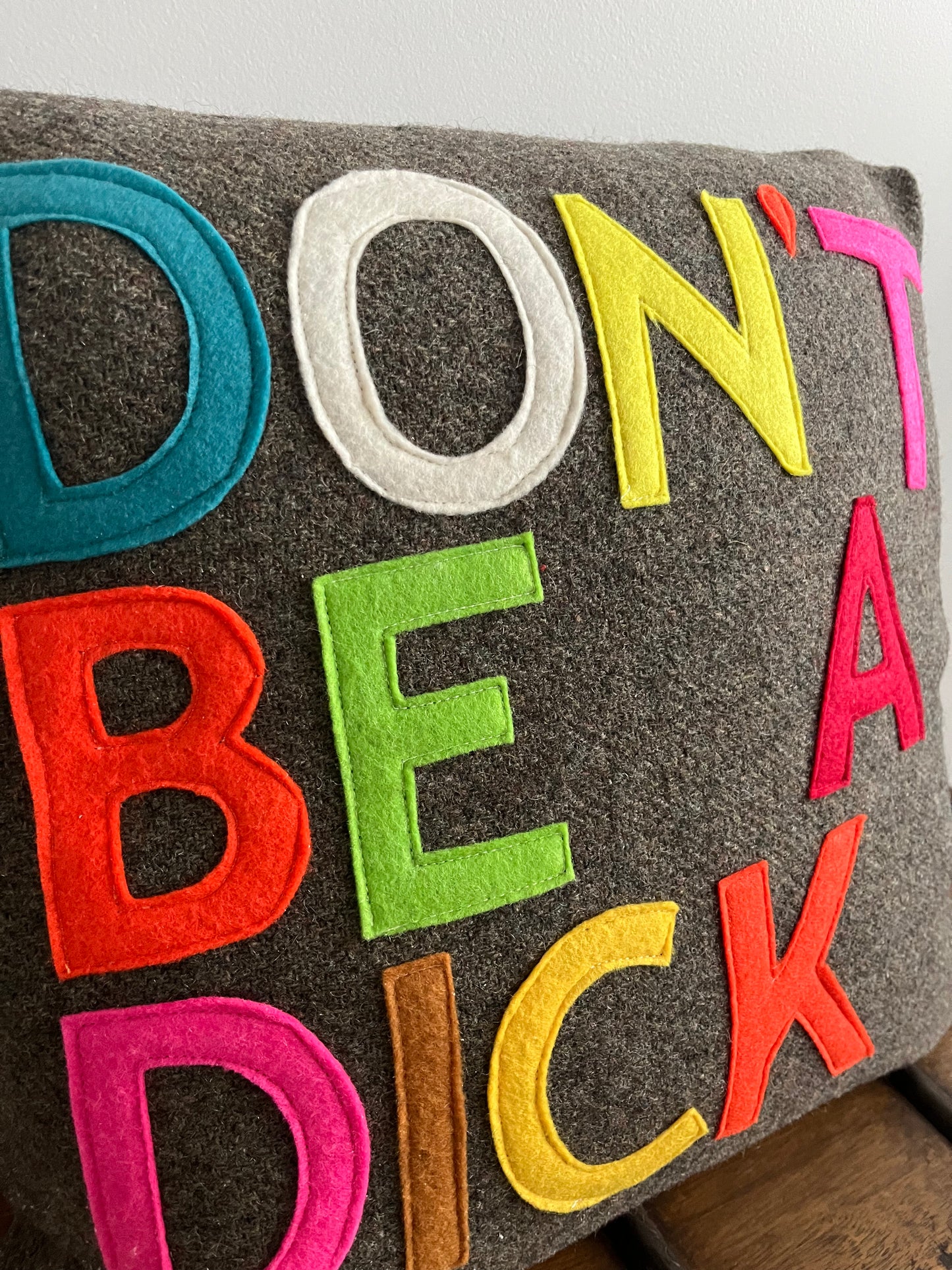 Don't Be A Dick Cushion