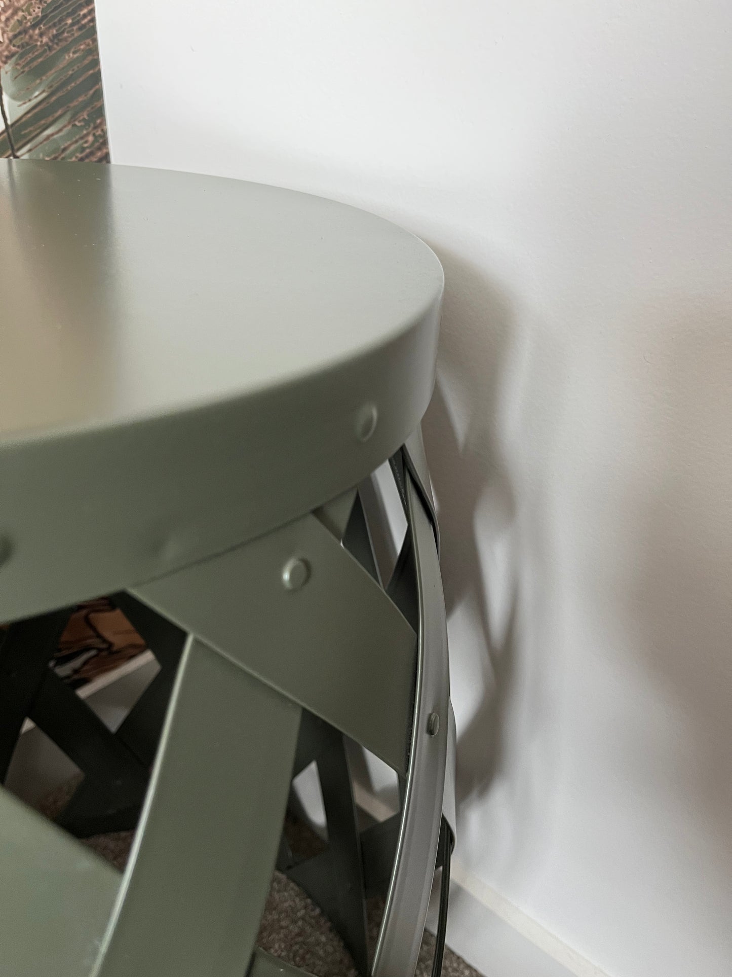 Gorgeous Green Stool/ Plant Stand