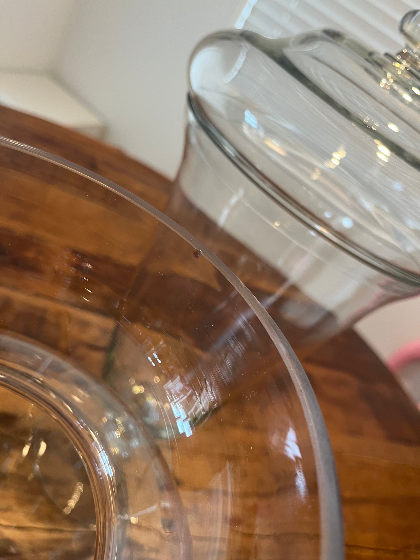 Pair of Large Glass Candy Display Jars