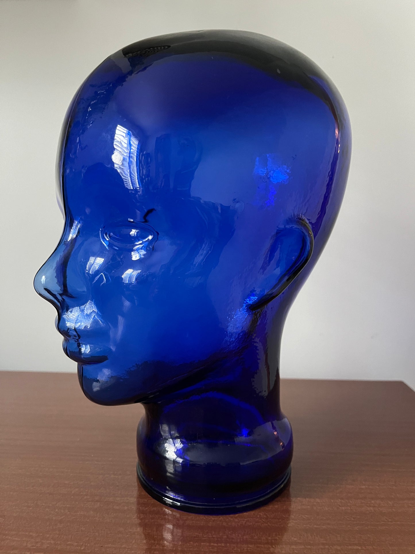 Retro Glass Mannequin Head