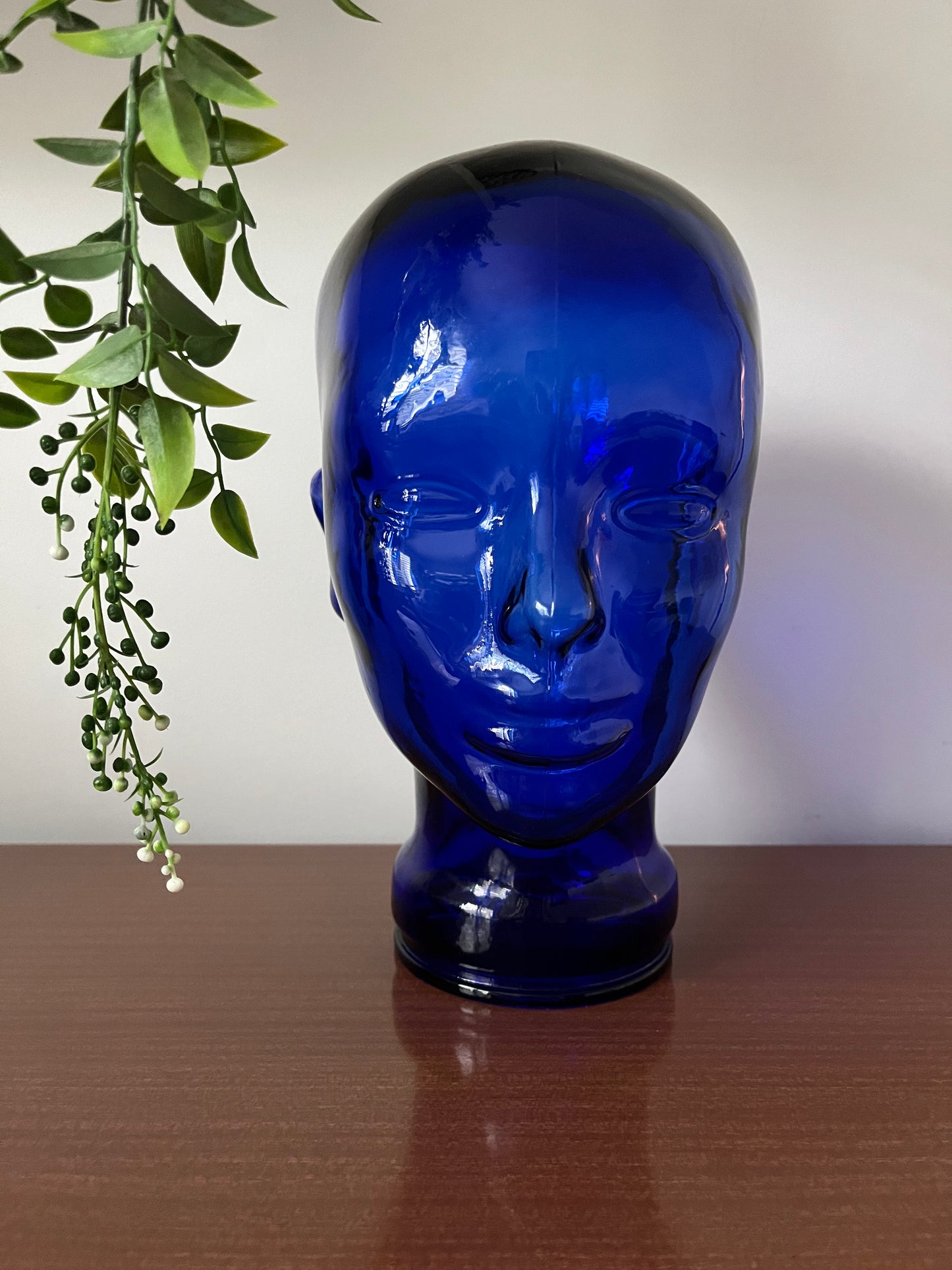 Retro Glass Mannequin Head