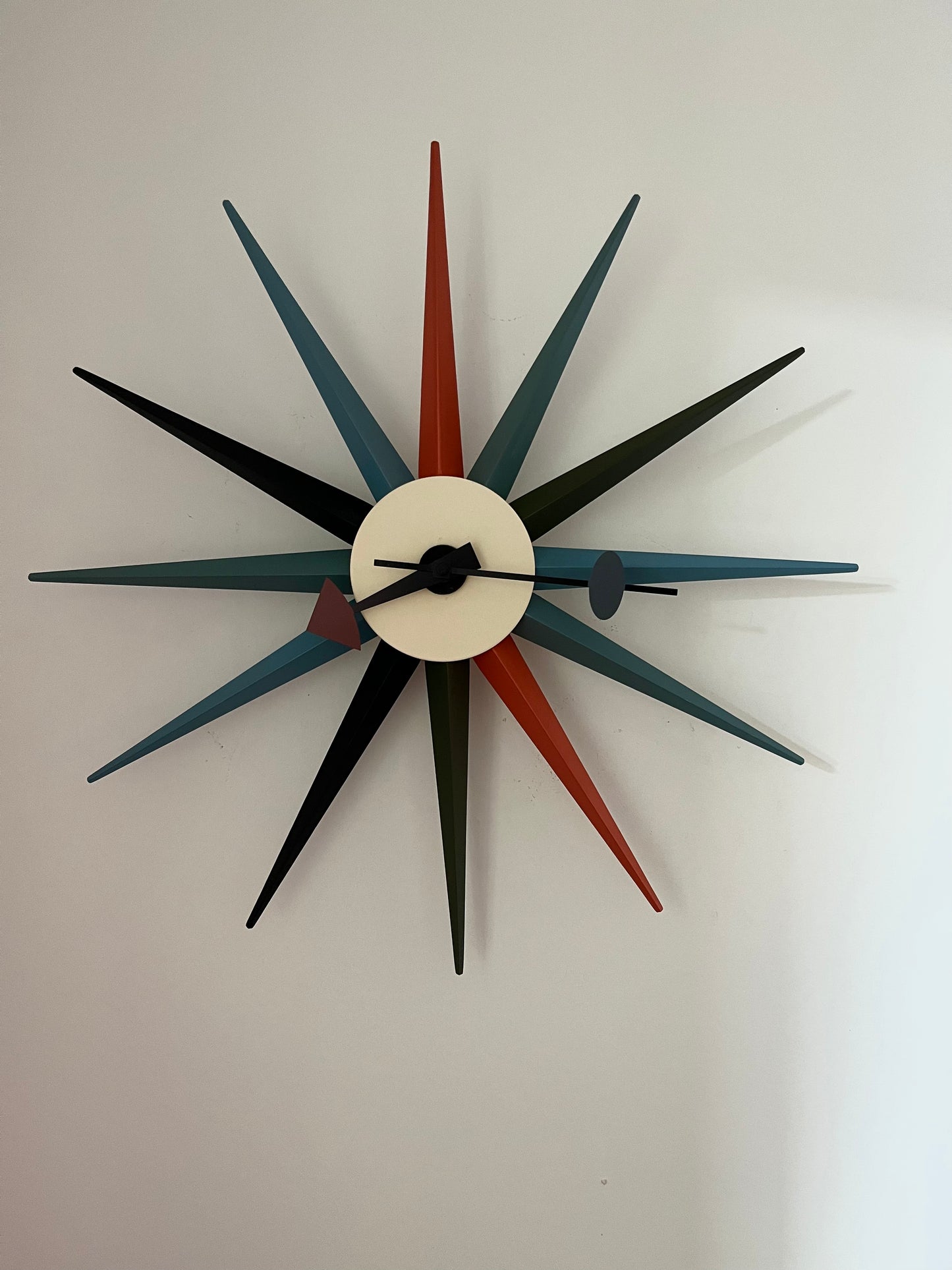 Stylish Sunburst Wall Clock