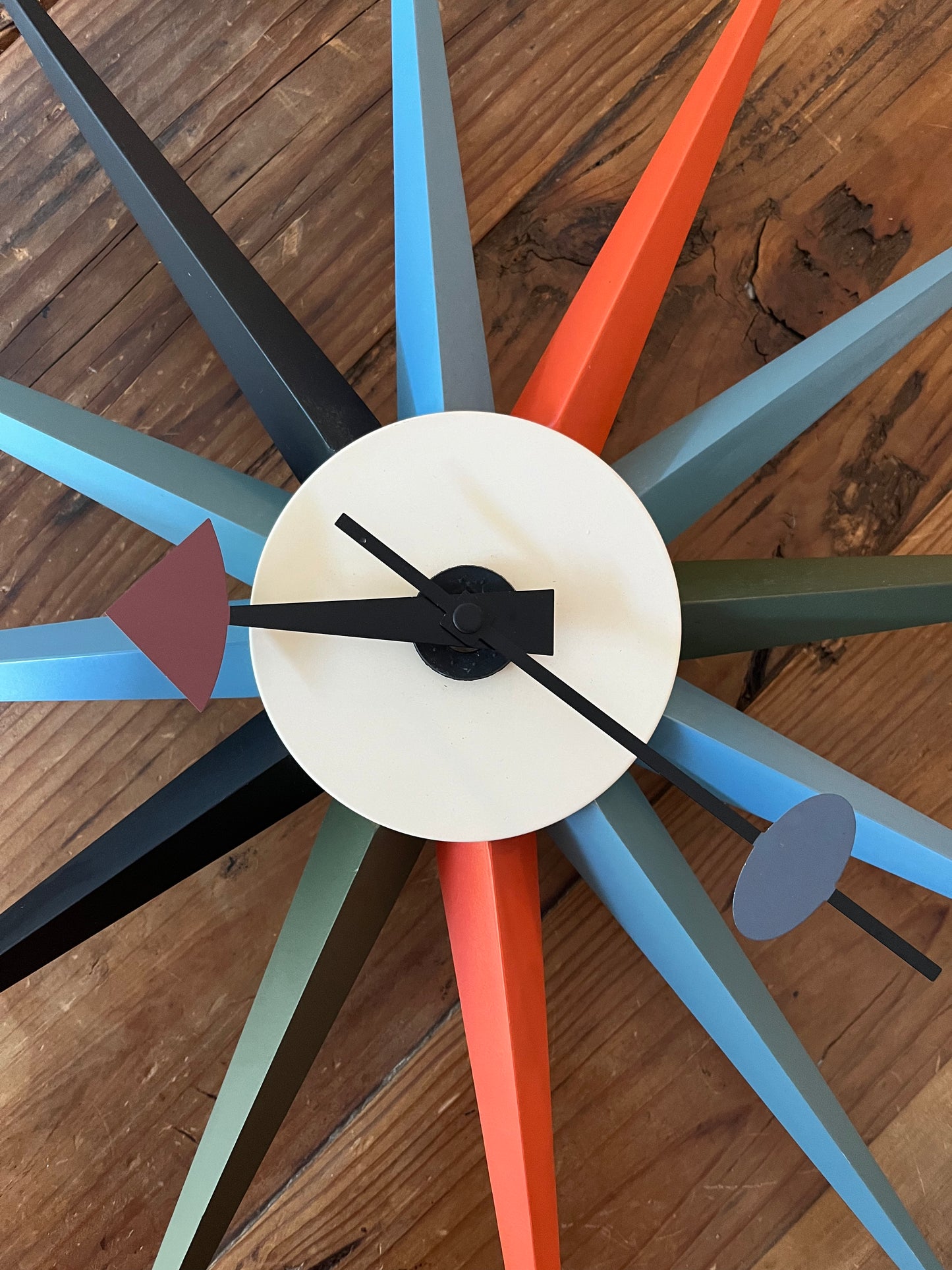 Stylish Sunburst Wall Clock