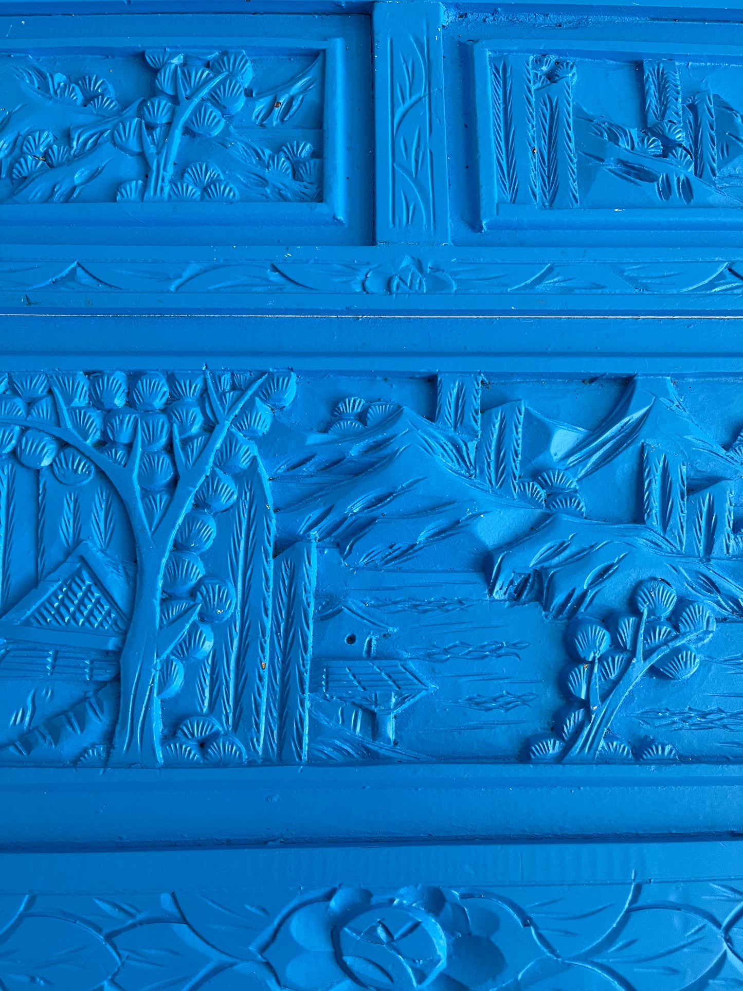 Beautiful Blue Camphor Chest