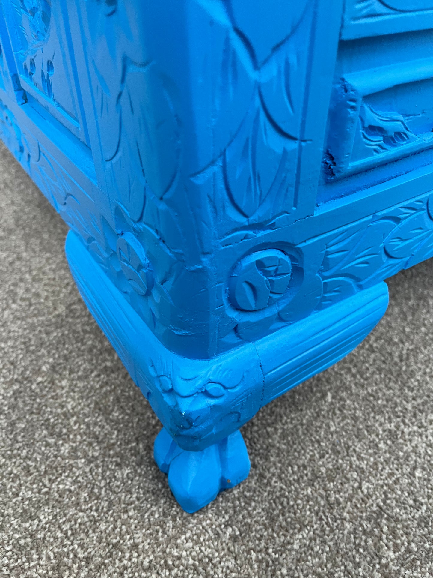 Beautiful Blue Camphor Chest