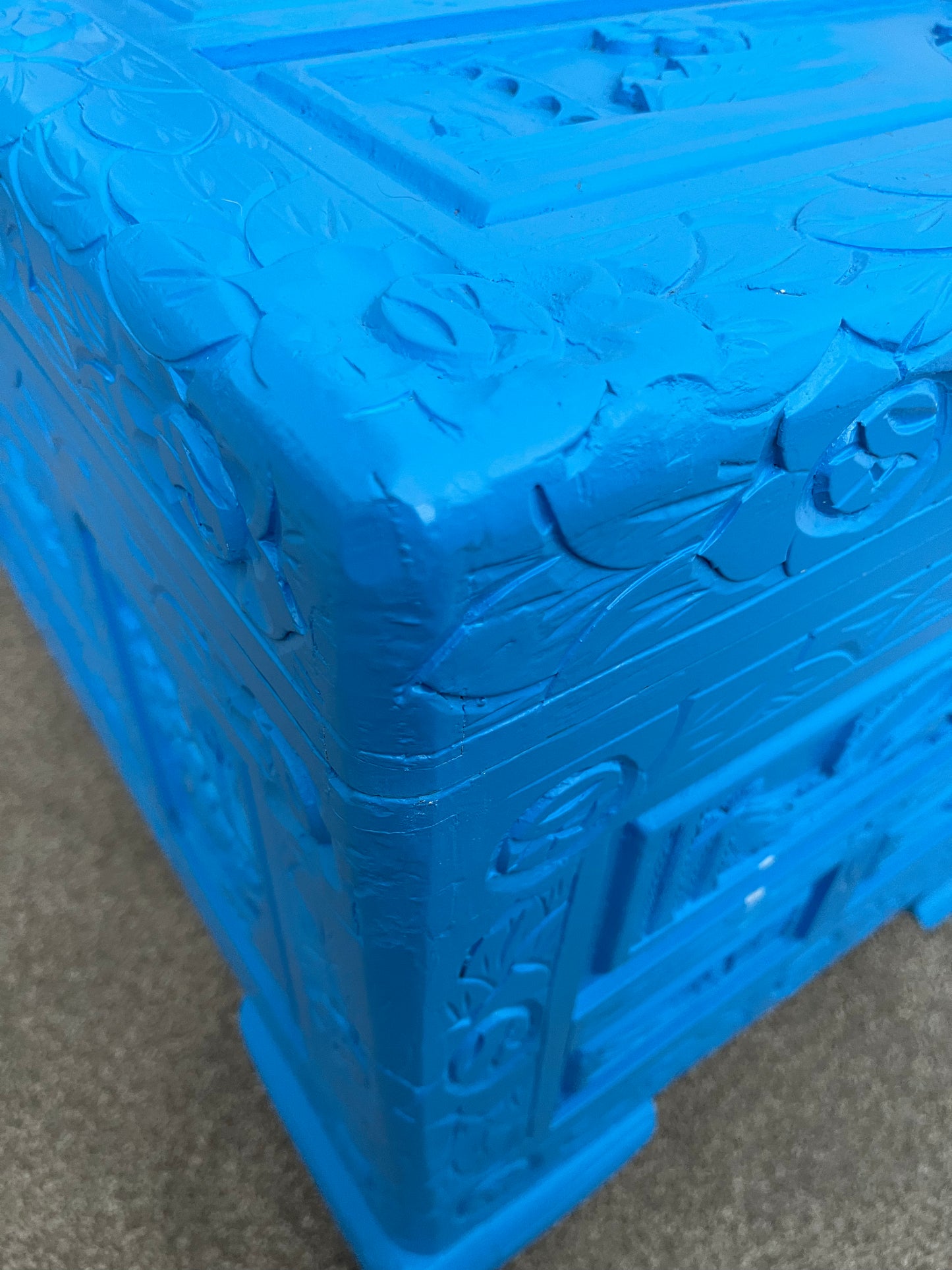 Beautiful Blue Camphor Chest