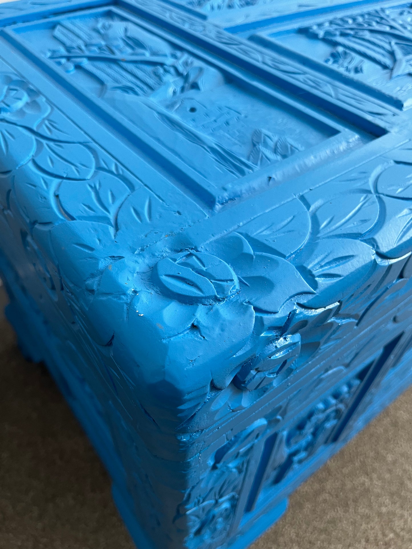 Beautiful Blue Camphor Chest