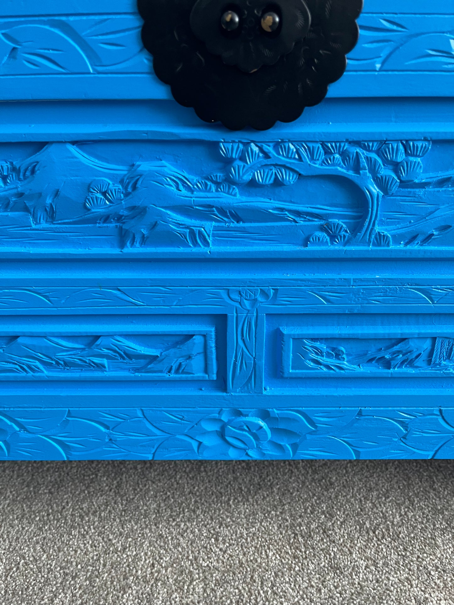 Beautiful Blue Camphor Chest