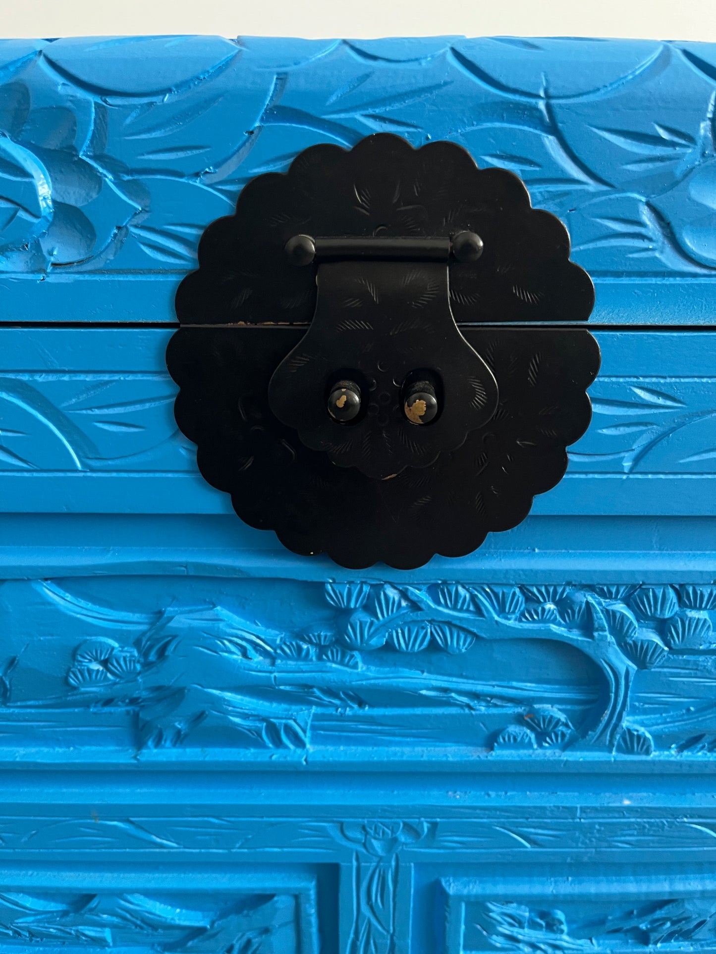 Beautiful Blue Camphor Chest