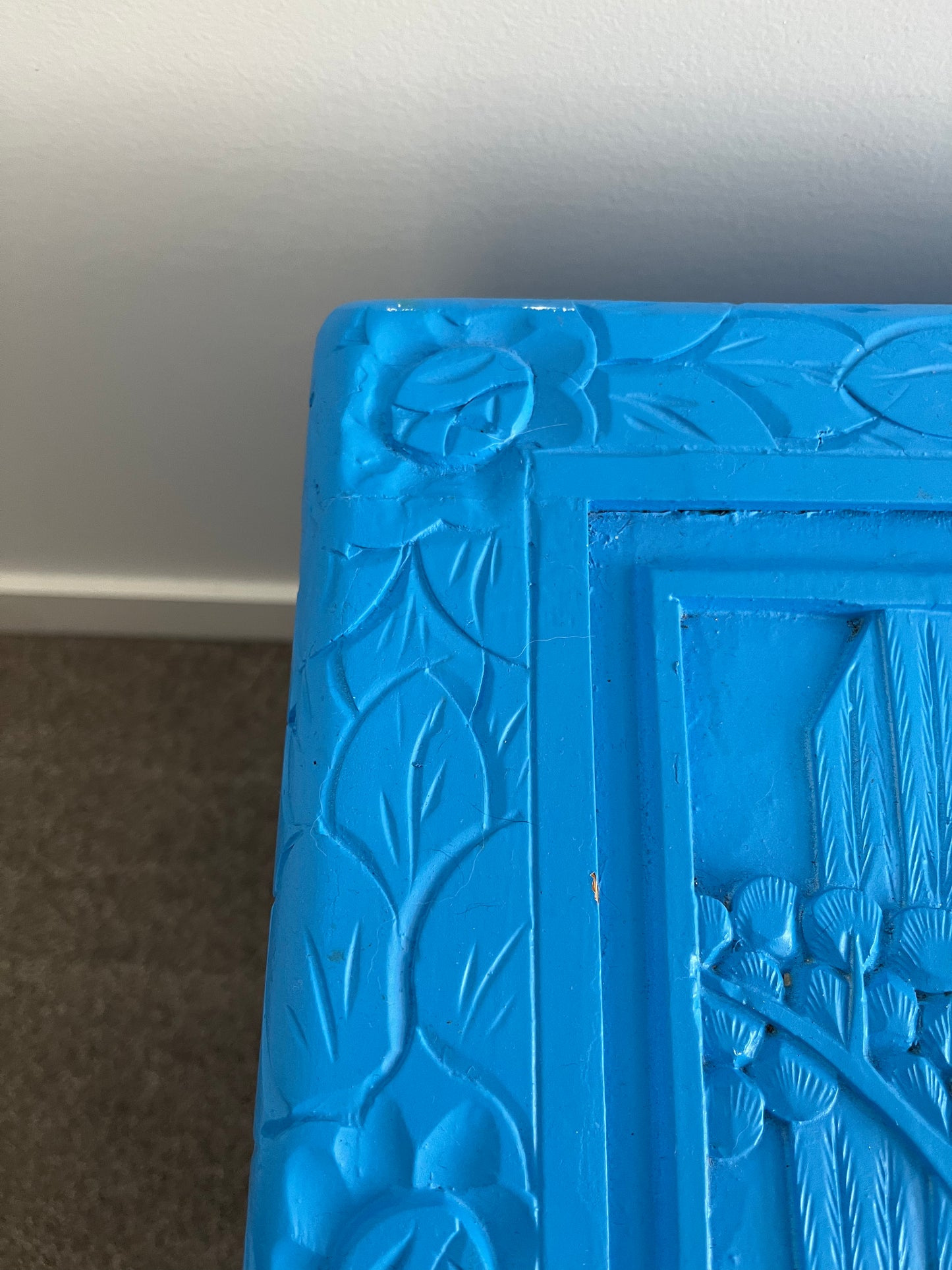 Beautiful Blue Camphor Chest