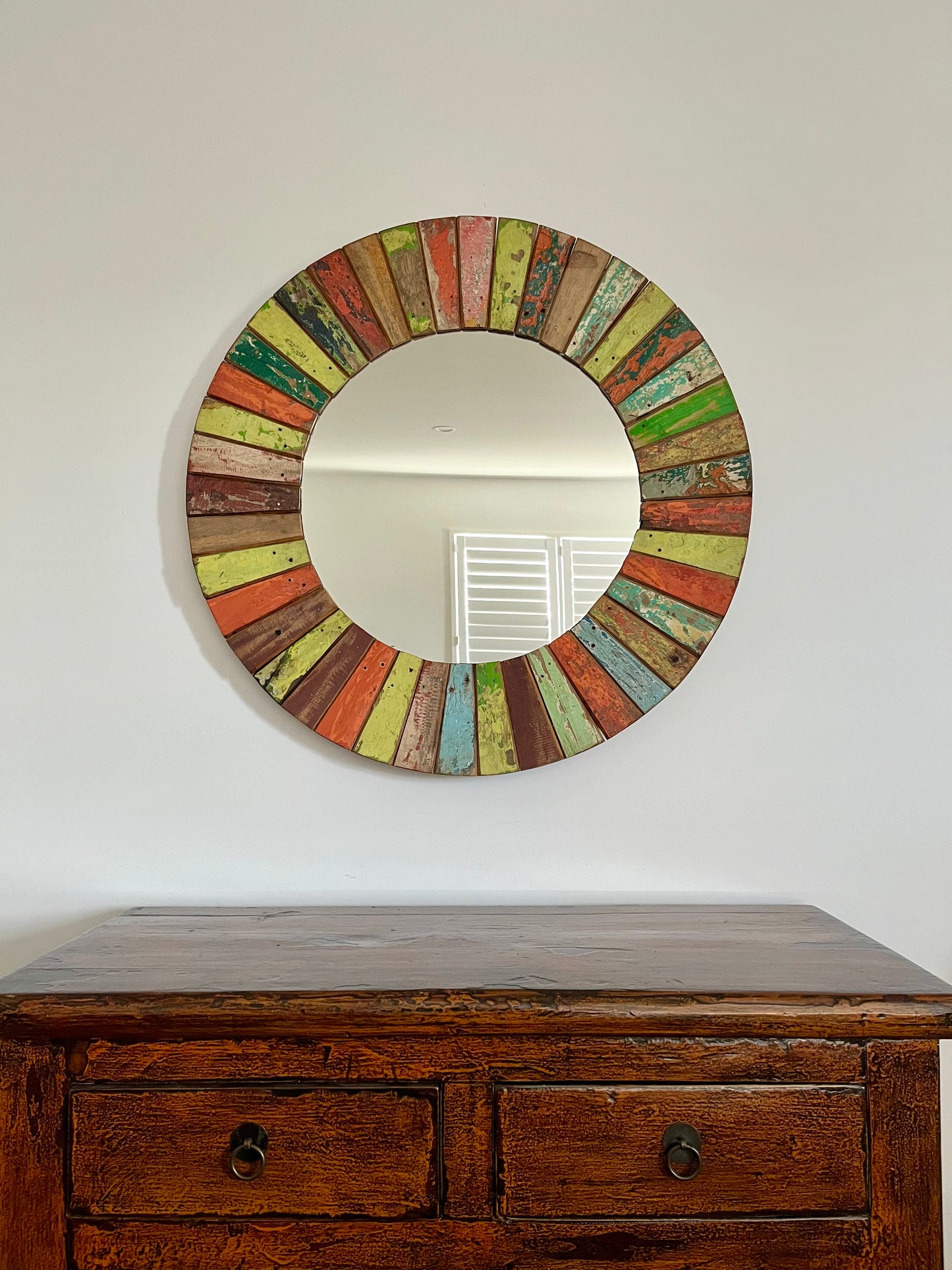 Gorgeous Wooden Wall Mirror