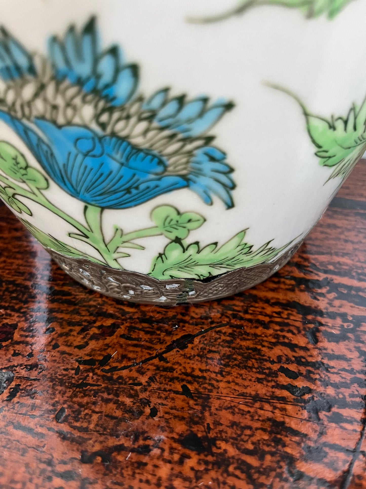 Gorgeous Floral Vase & Birds Set