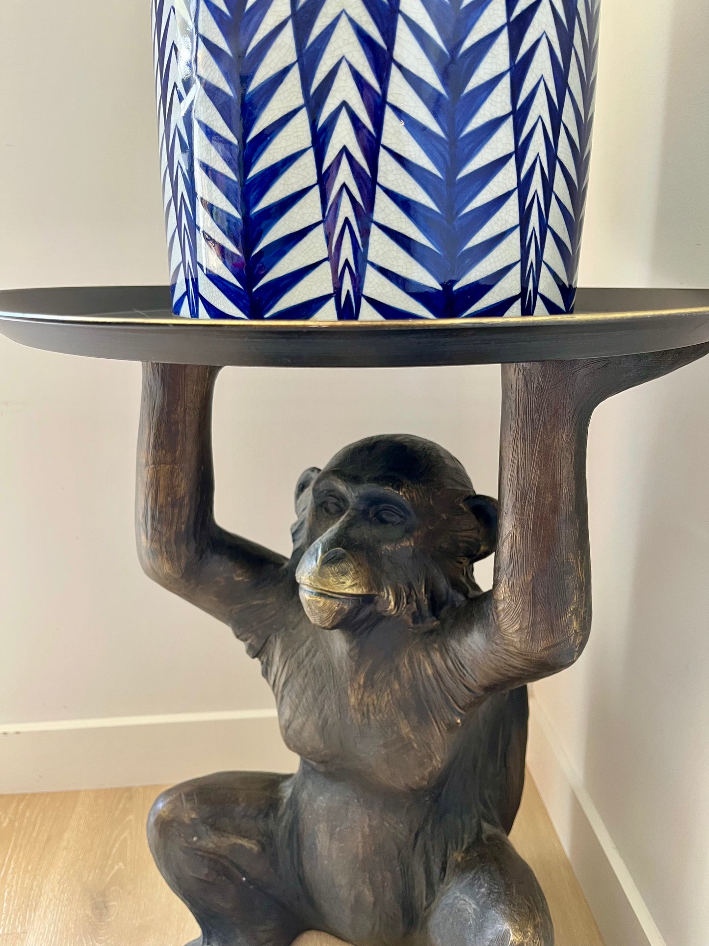 Monkey Pedestal Table
