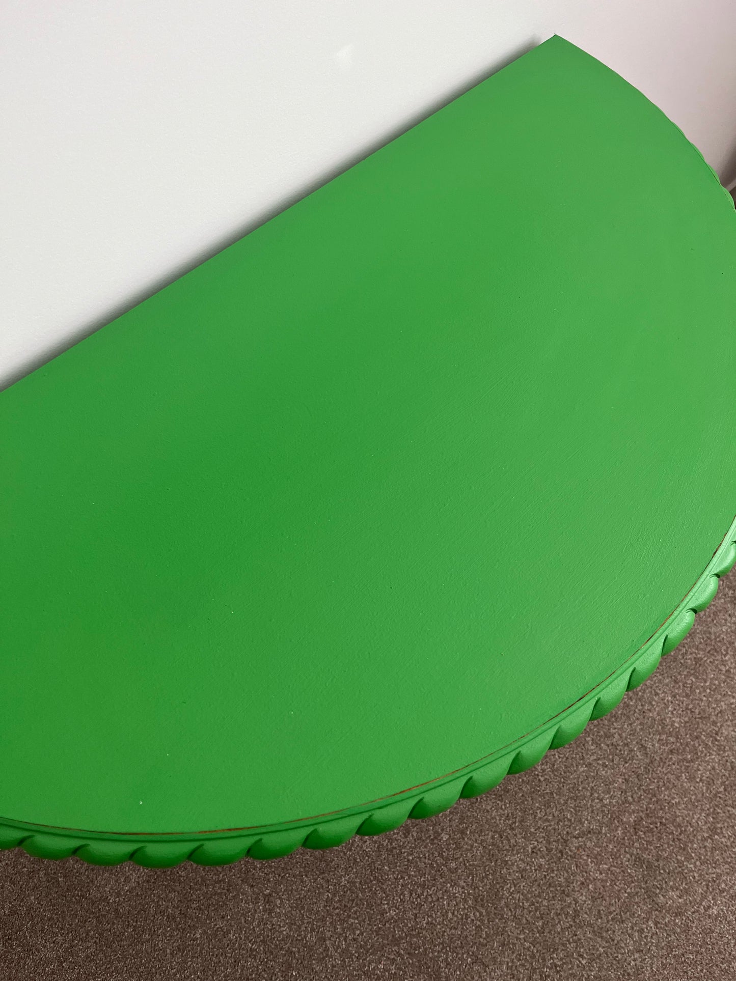 Gorgeous Green Hall Table