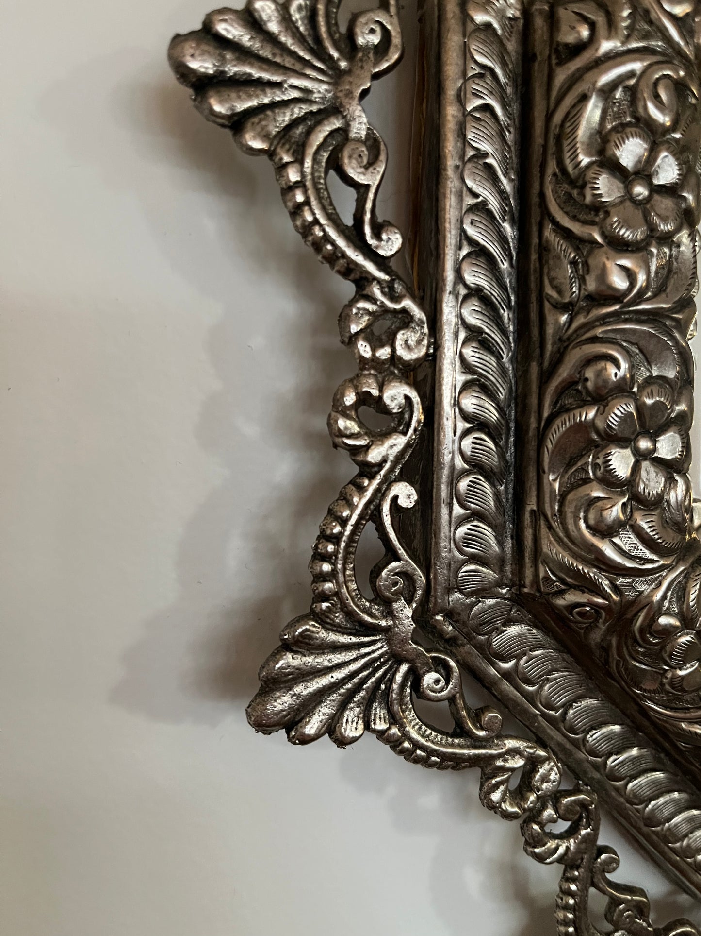 Lovely Ornate Metal Mirror