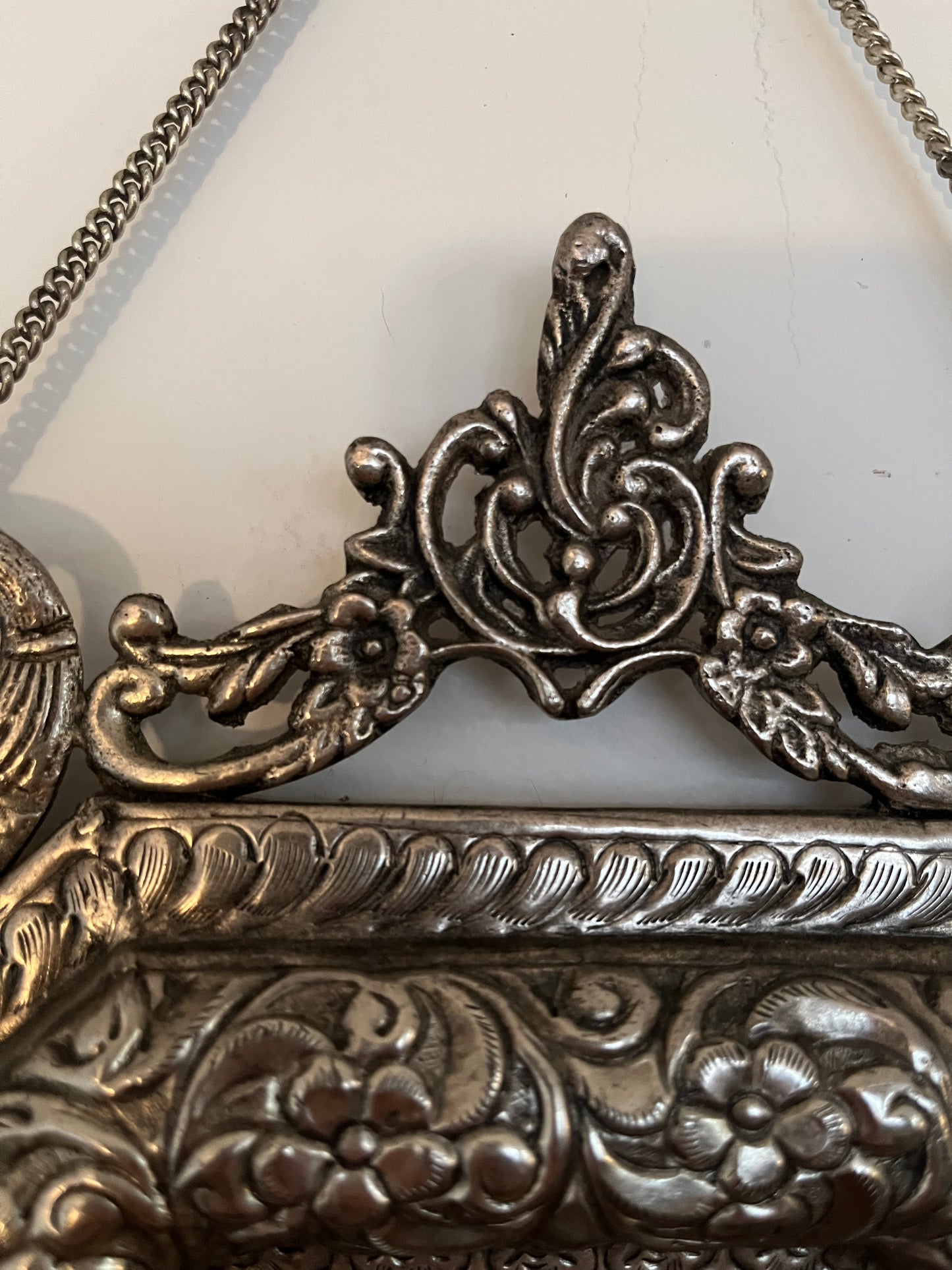 Lovely Ornate Metal Mirror