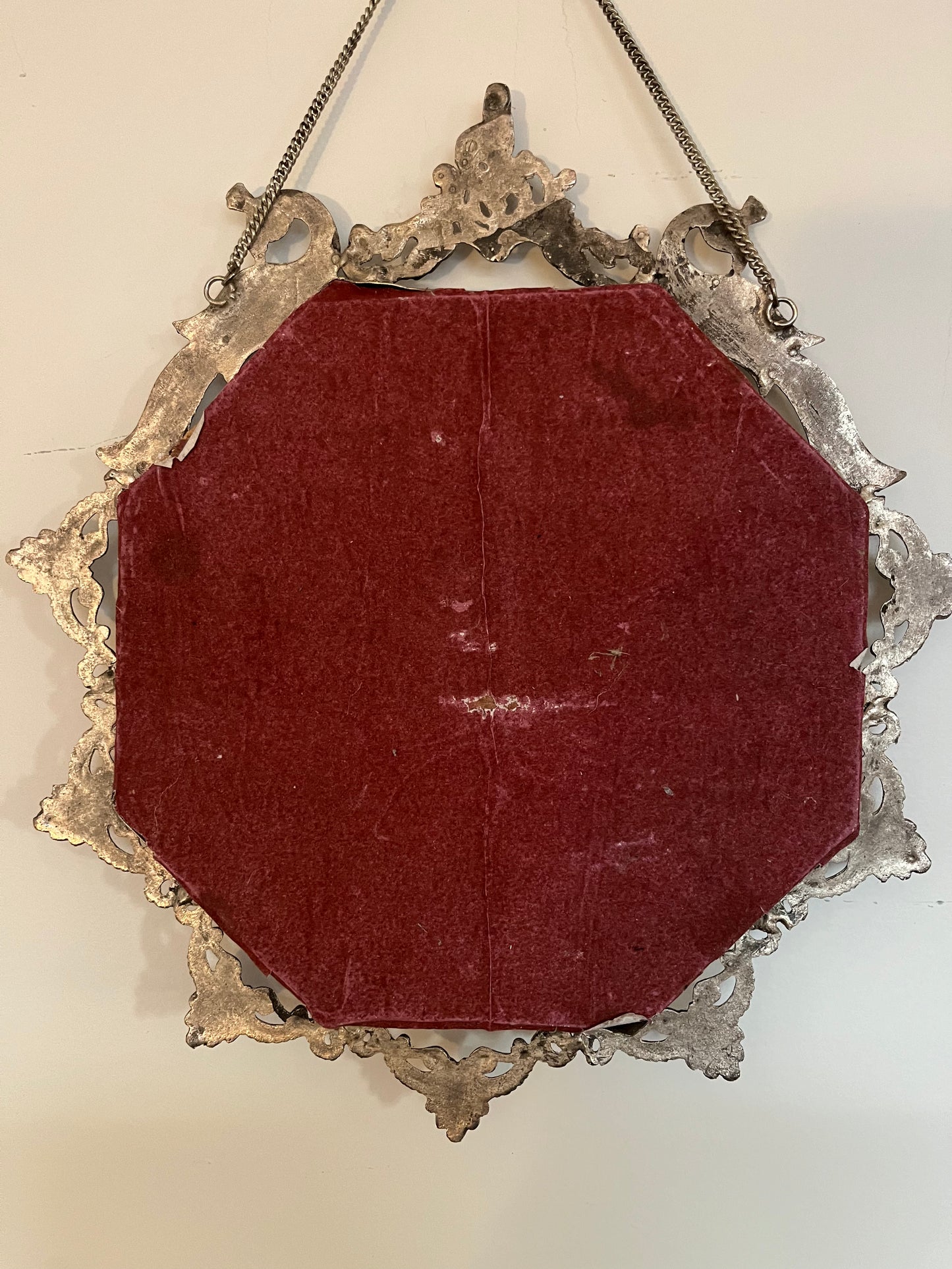 Lovely Ornate Metal Mirror