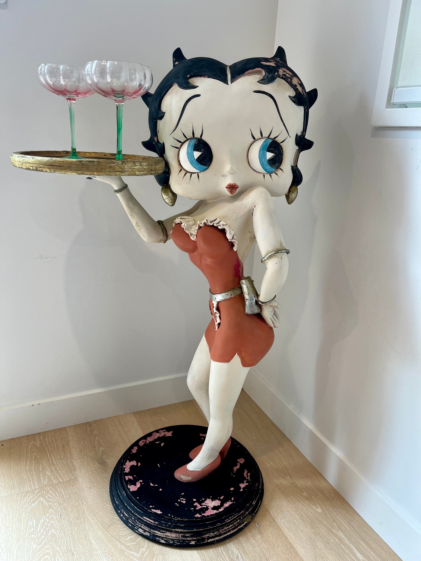 Vintage Betty Boop Waitress Statue